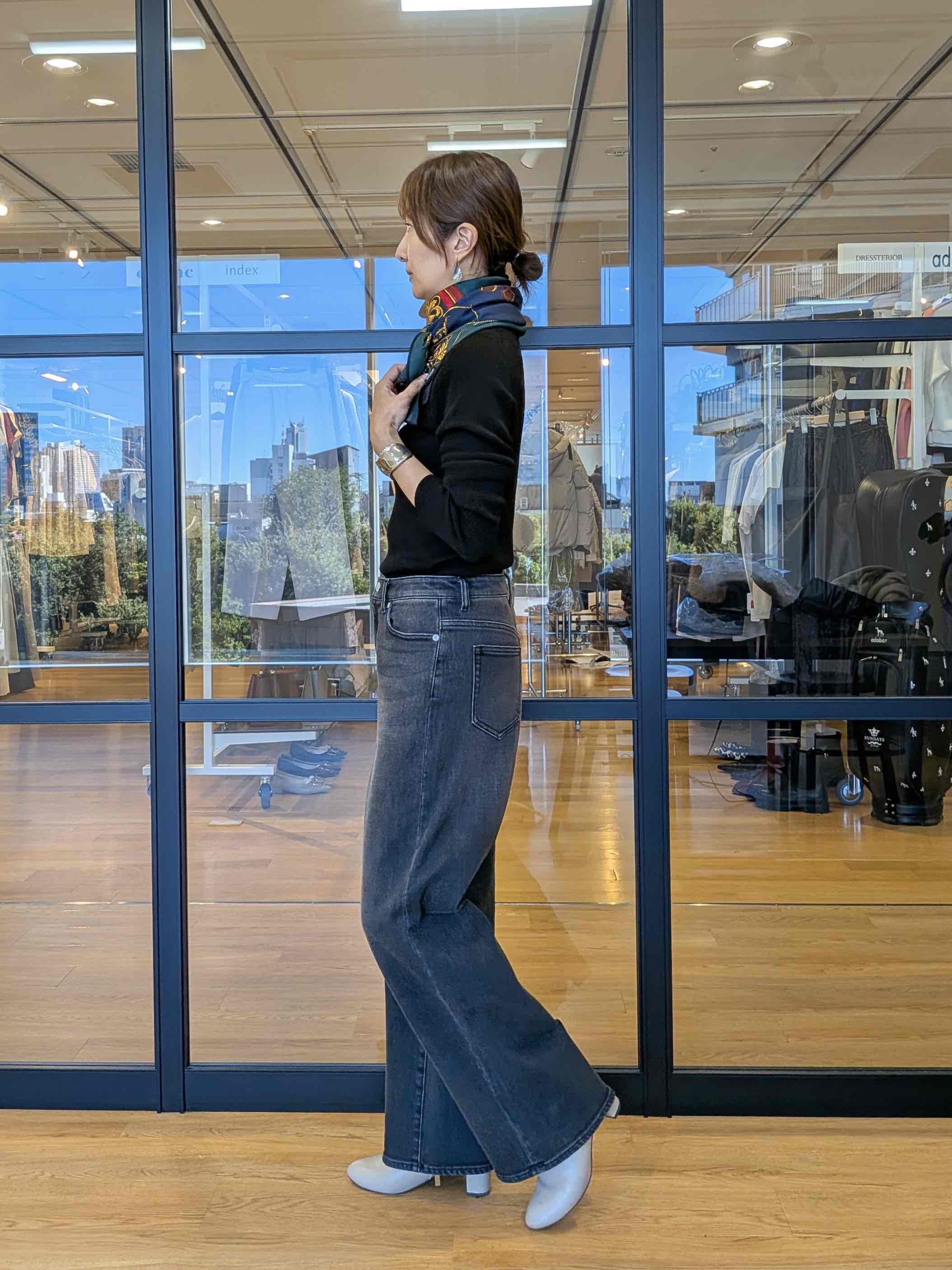 KAYOさんの「UNTITLED｜裏起毛 MAKE&times;DENIM WIDE」を使ったコーディネート