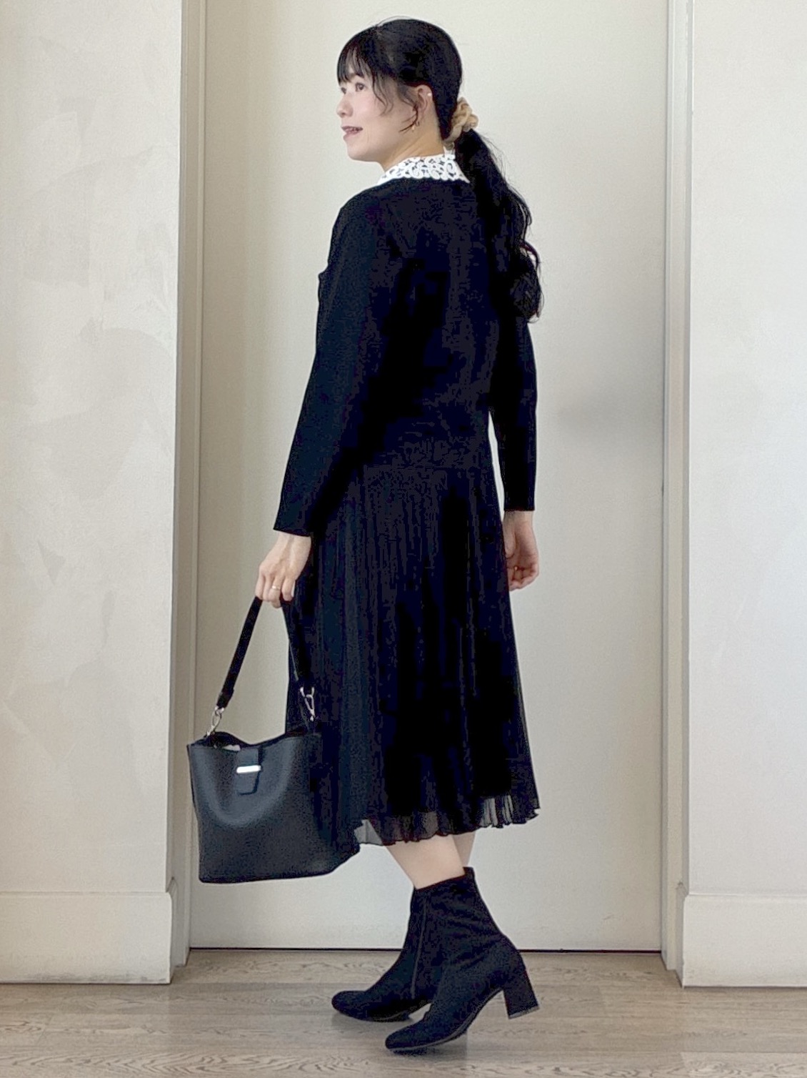 beni_gingerさんの「Reflect｜【付け衿】レース衿付きストレッチニット」を使ったコーディネート
