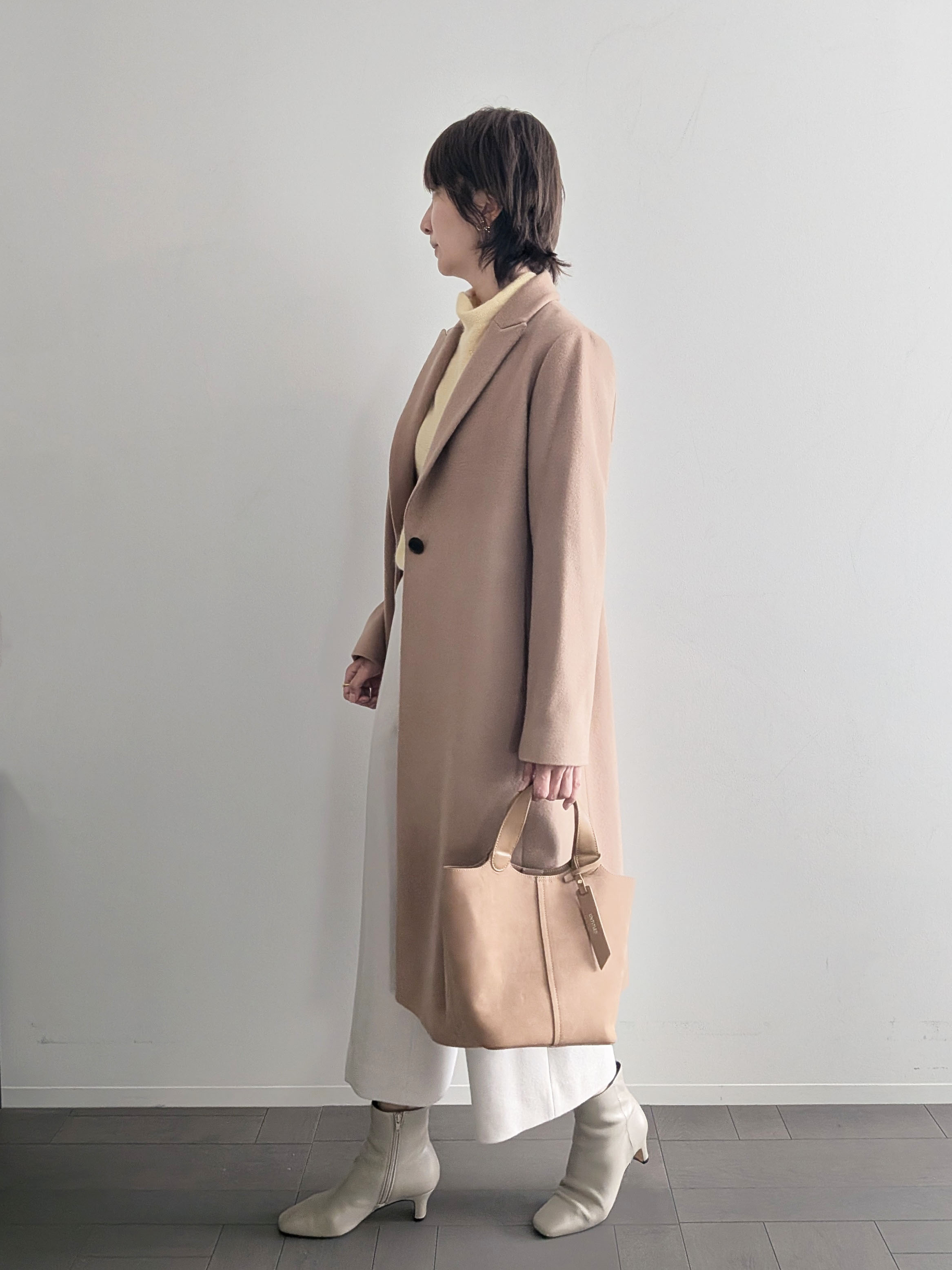 KAYOさんの「UNTITLED｜ウールカシミヤテーラーコート」を使ったコーディネート