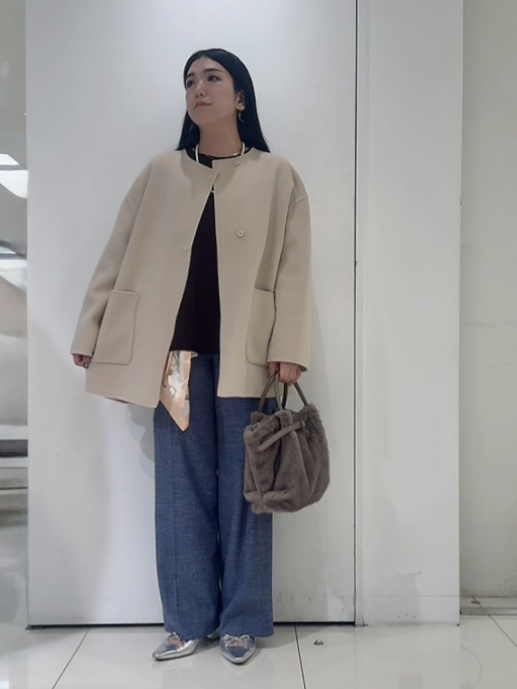 なかじさんの「UNTITLED｜フロントベルトフェイファーバッグ」を使ったコーディネート
