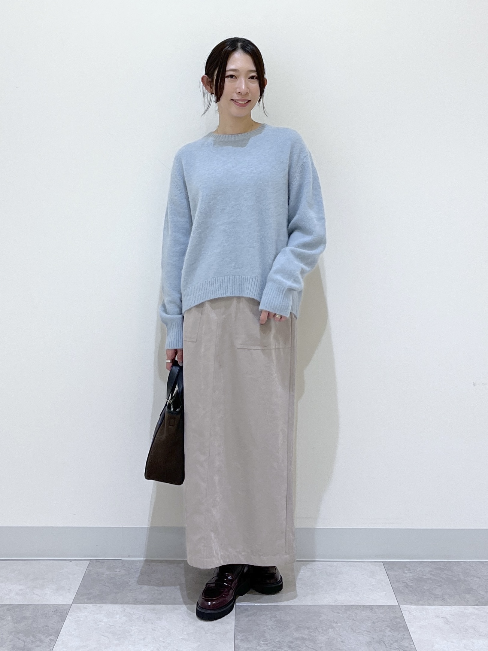 canaさんの「Dessin｜【洗える】スエードライクスカート」を使ったコーディネート