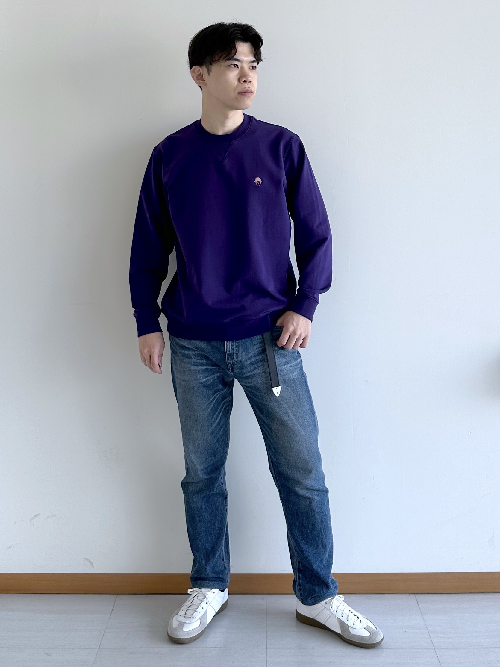 イッシーさんの「TAKEO KIKUCHI｜【BOWLER HAT LABEL】ダウンファブリック トラックジャケット」を使ったコーディネート