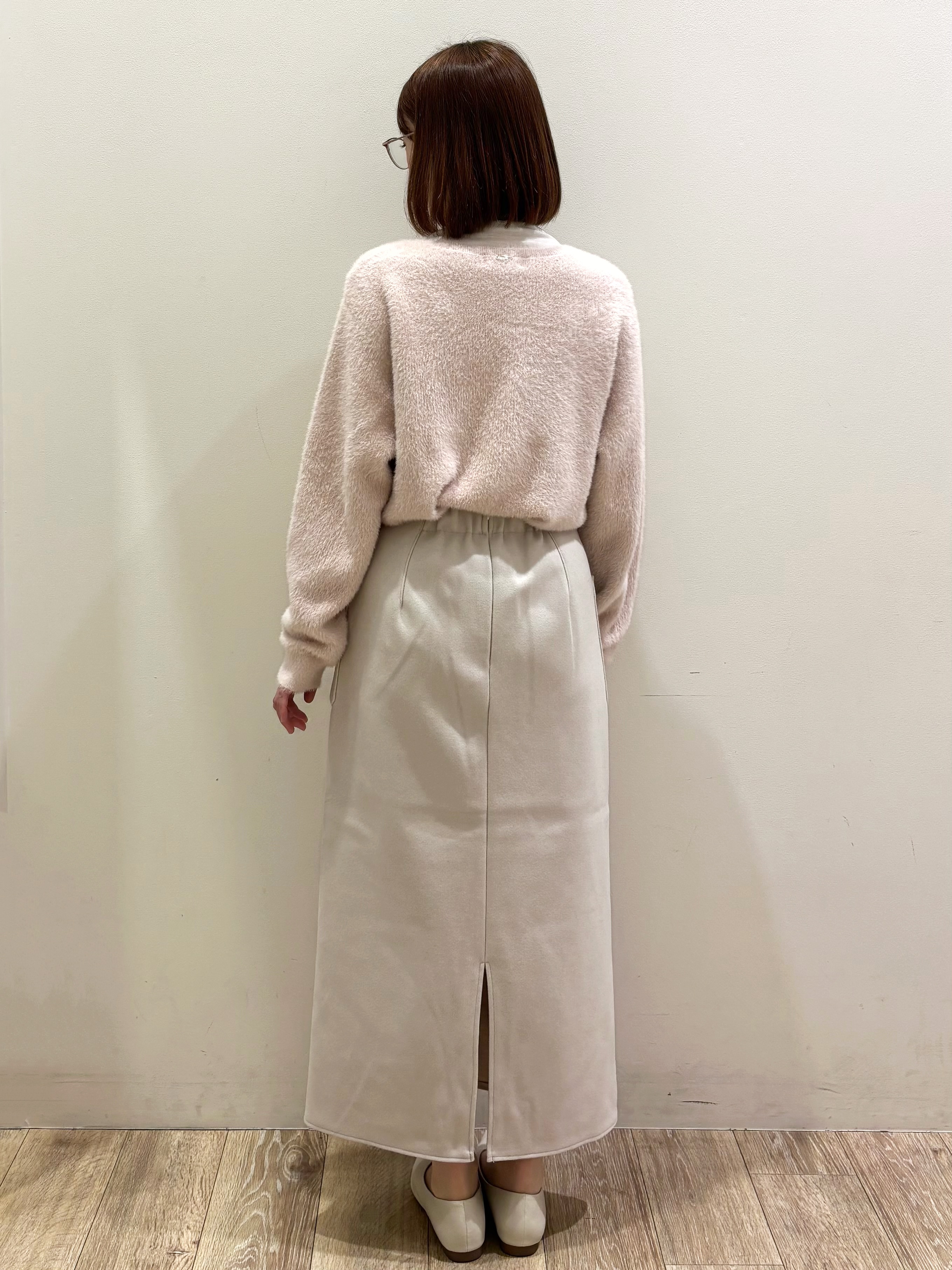 honamiさんの「index｜【植草美幸先生が指南する好印象スタイル】カシミヤ混ノーカラーショートコート」を使ったコーディネート