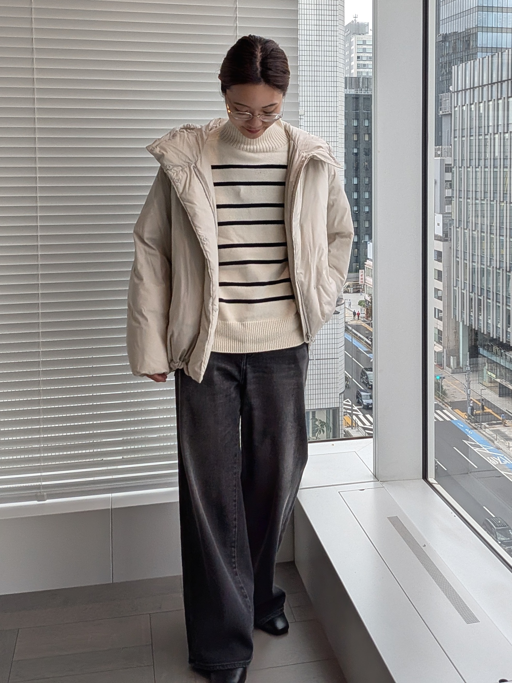 Aさんの「UNTITLED｜裏起毛 MAKE&times;DENIM WIDE」を使ったコーディネート