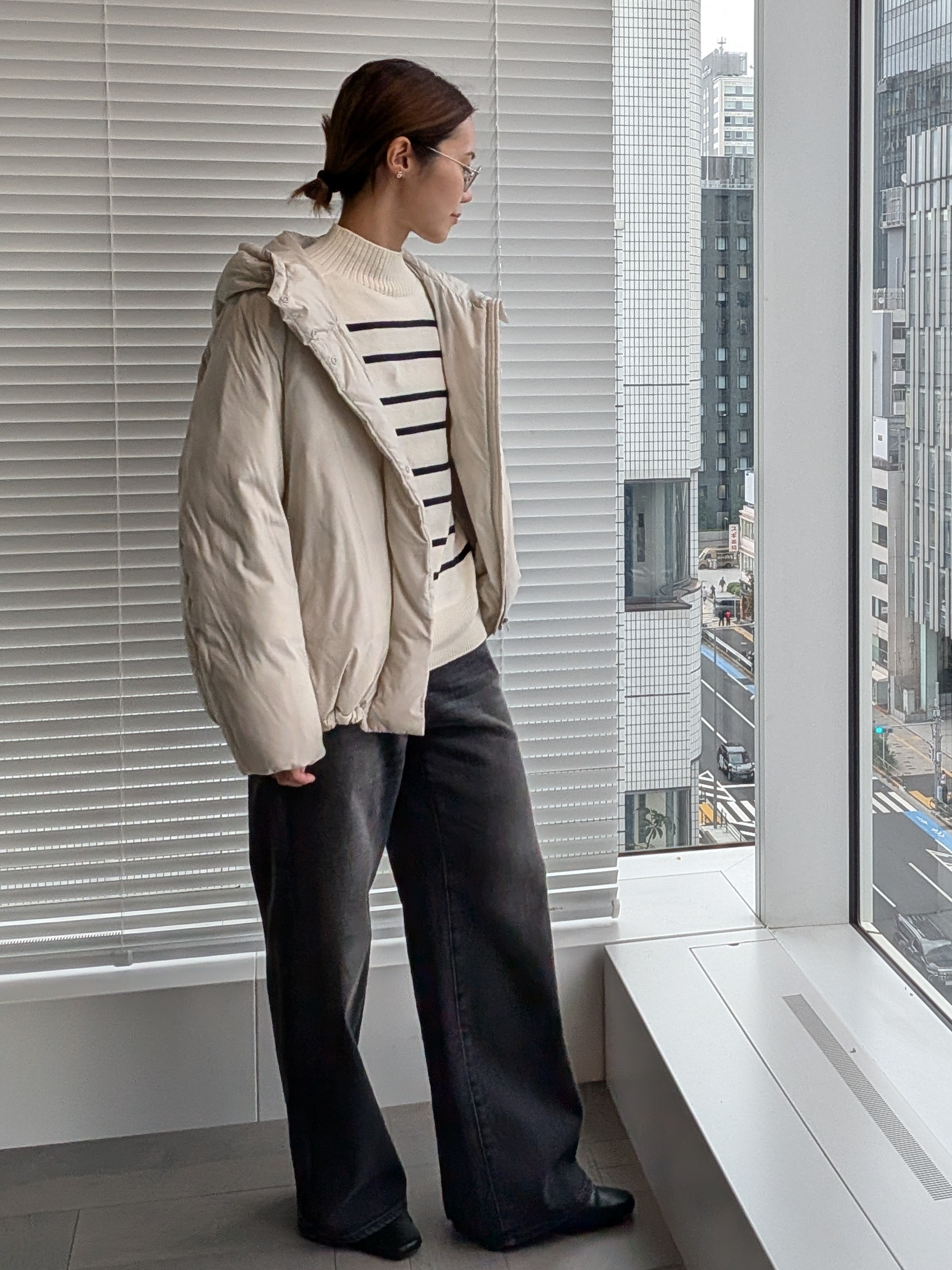 Aさんの「UNTITLED｜裏起毛 MAKE&times;DENIM WIDE」を使ったコーディネート
