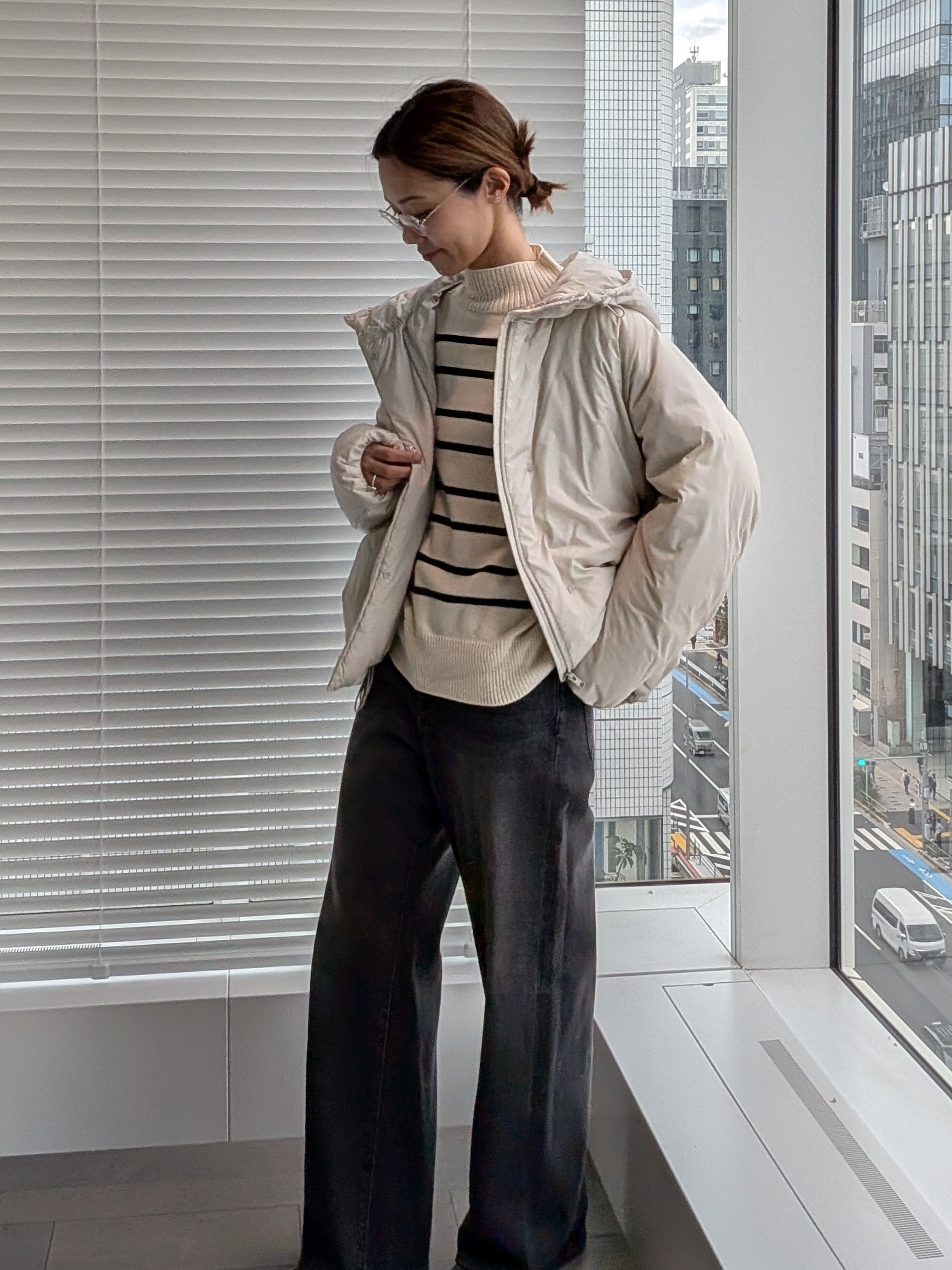 Aさんの「UNTITLED｜裏起毛 MAKE&times;DENIM WIDE」を使ったコーディネート