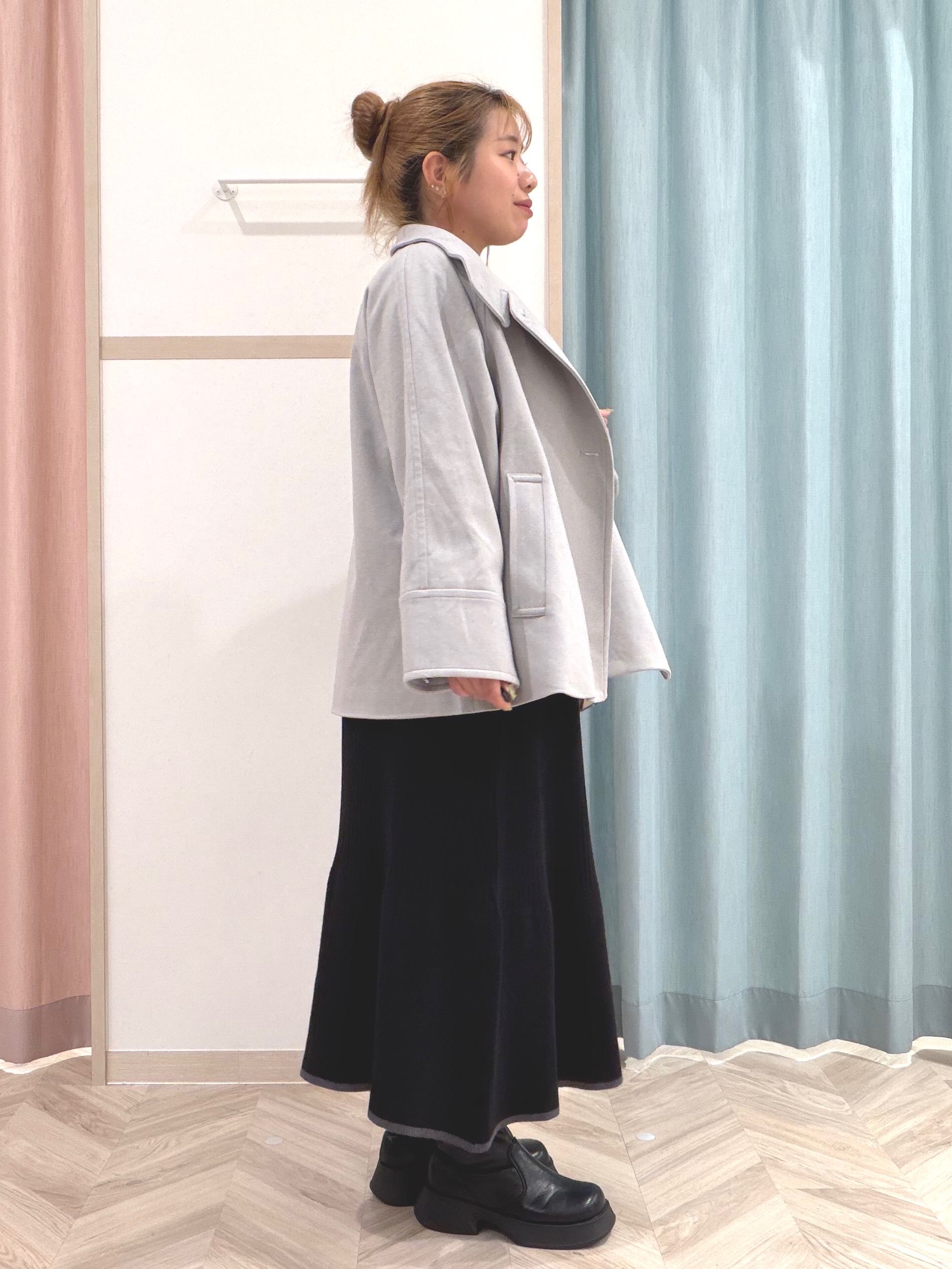 まちゃんなちゃんさんの「SHOO･LA･RUE｜【S-LL/洗濯機可】1枚で完成 アクセいらずのレイヤード風ブラウス」を使ったコーディネート
