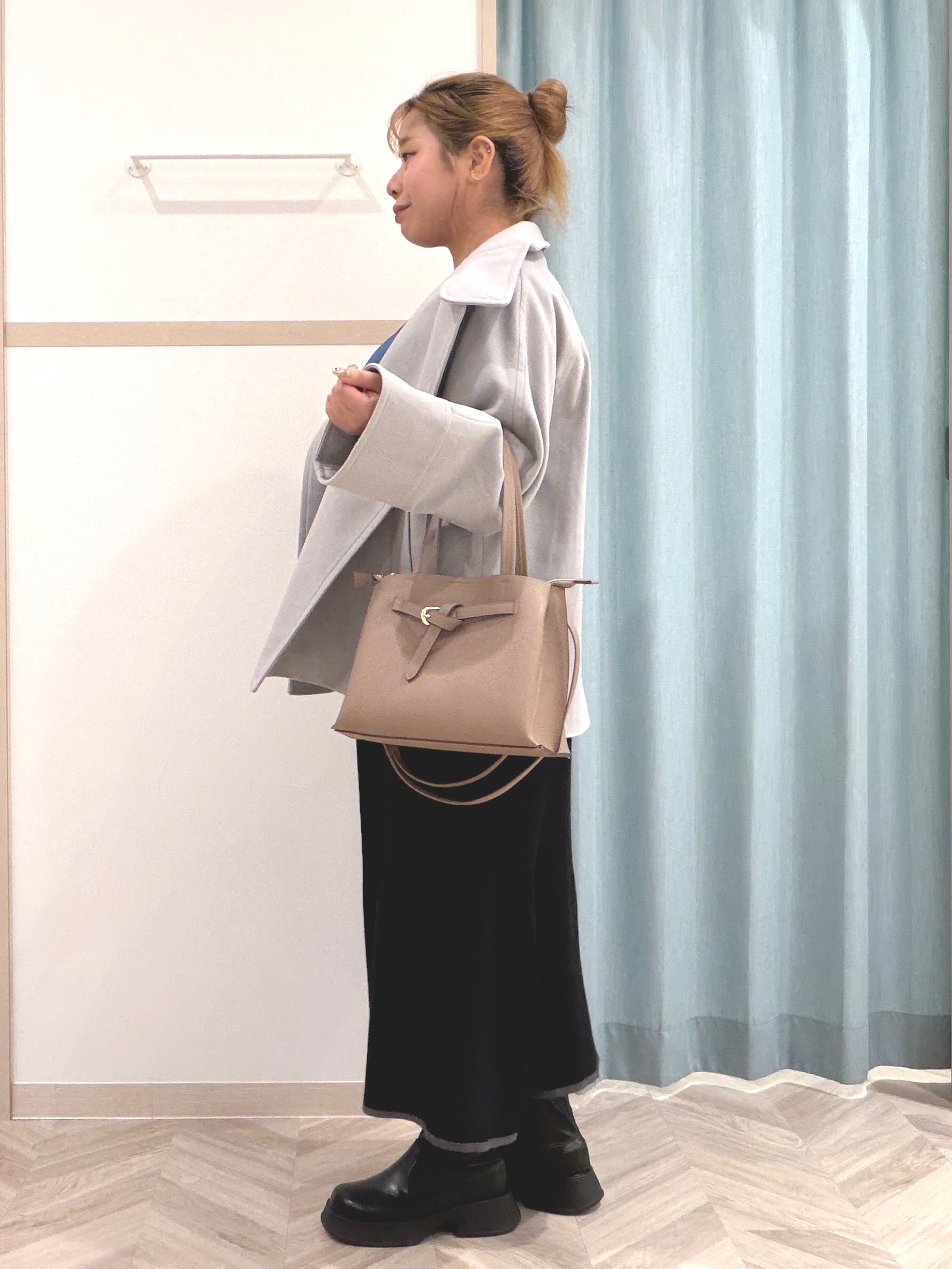 まちゃんなちゃんさんの「SHOO･LA･RUE｜【S-LL/洗濯機可】1枚で完成 アクセいらずのレイヤード風ブラウス」を使ったコーディネート