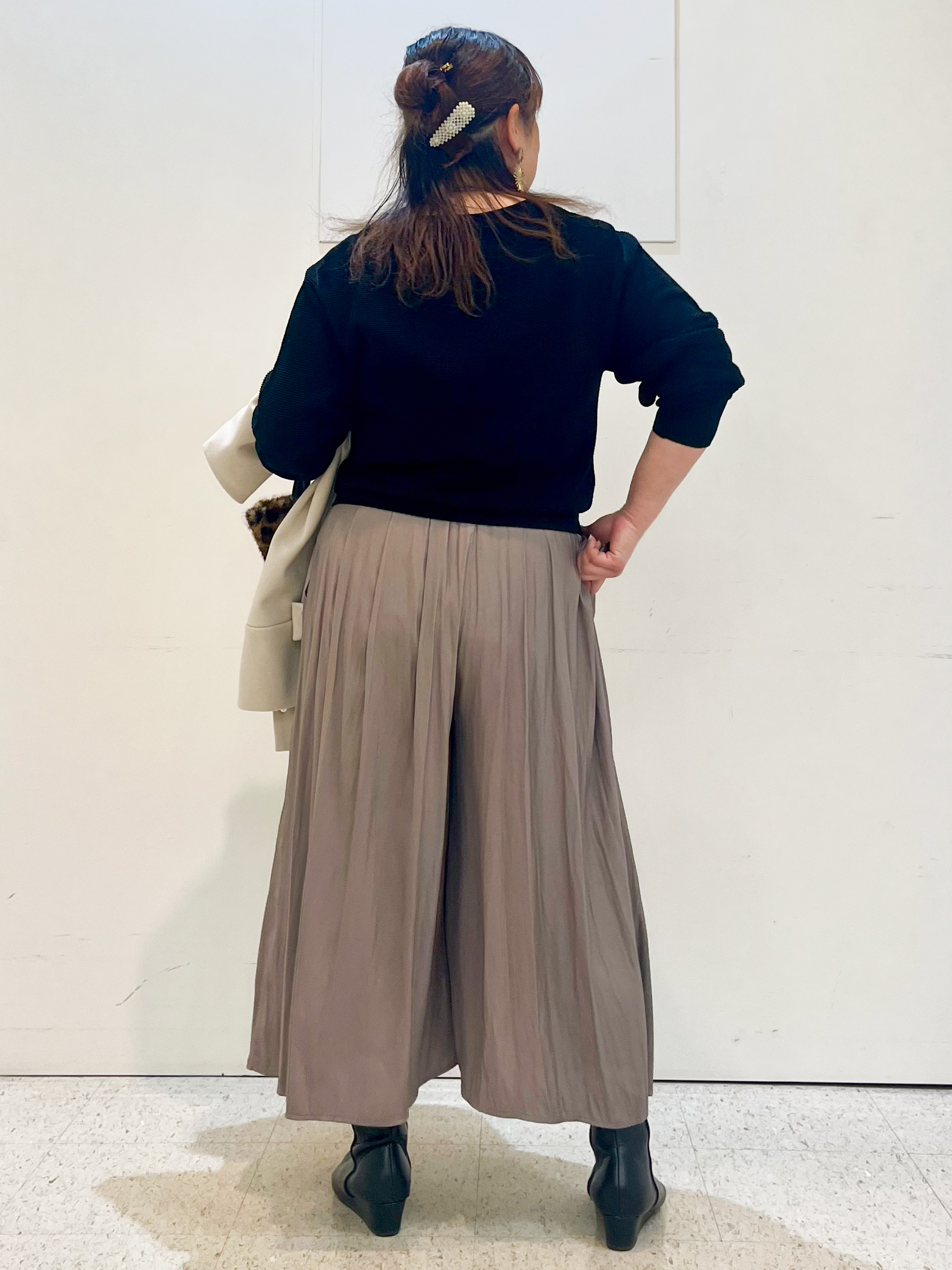 kimmyさんの「Reflect｜【マシンウォッシュ】ホールガーメントニット」を使ったコーディネート