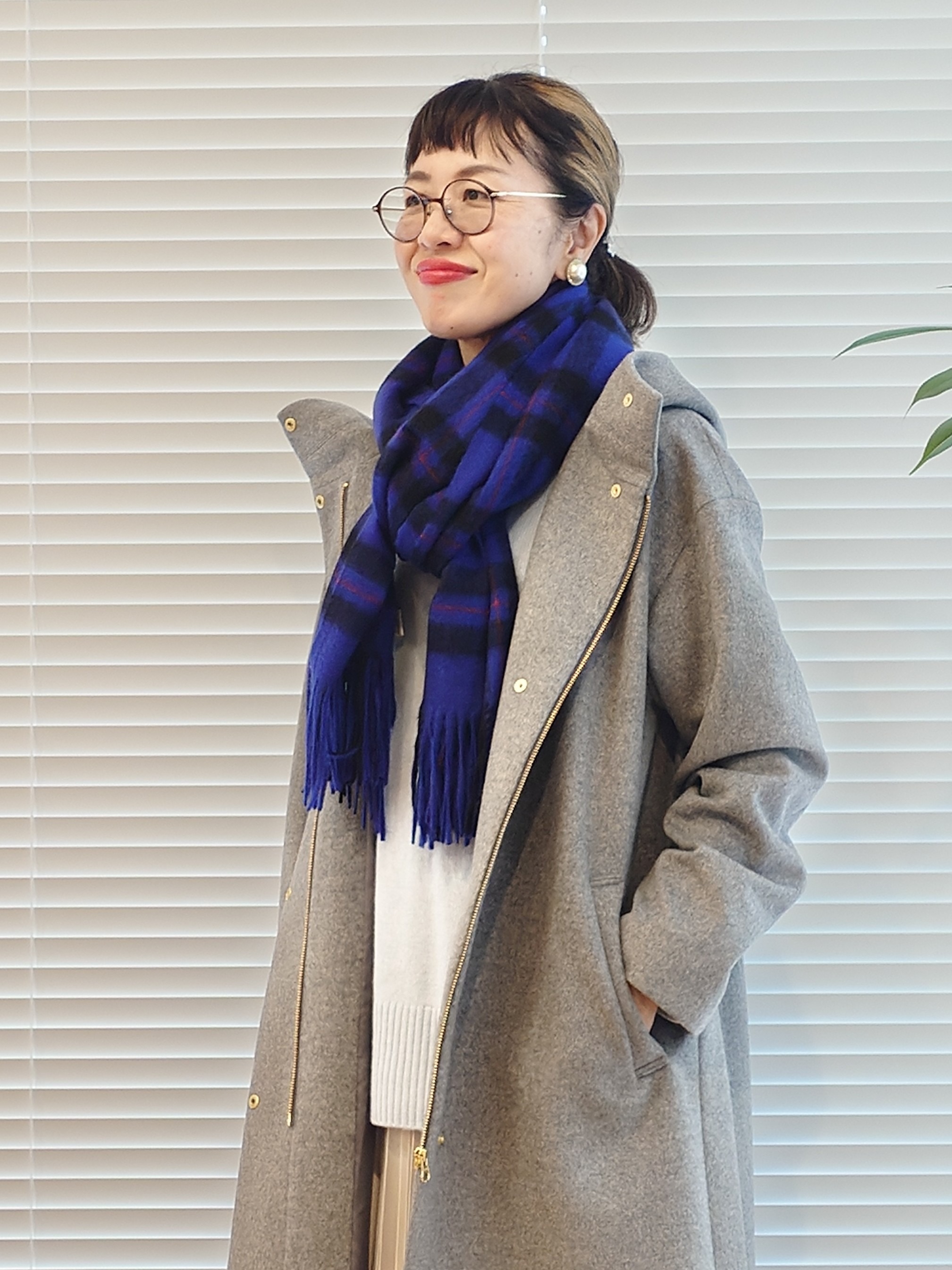 MUTSUKOさんの「UNTITLED｜【アレンジ自在】ロングパール調ネックレス」を使ったコーディネート