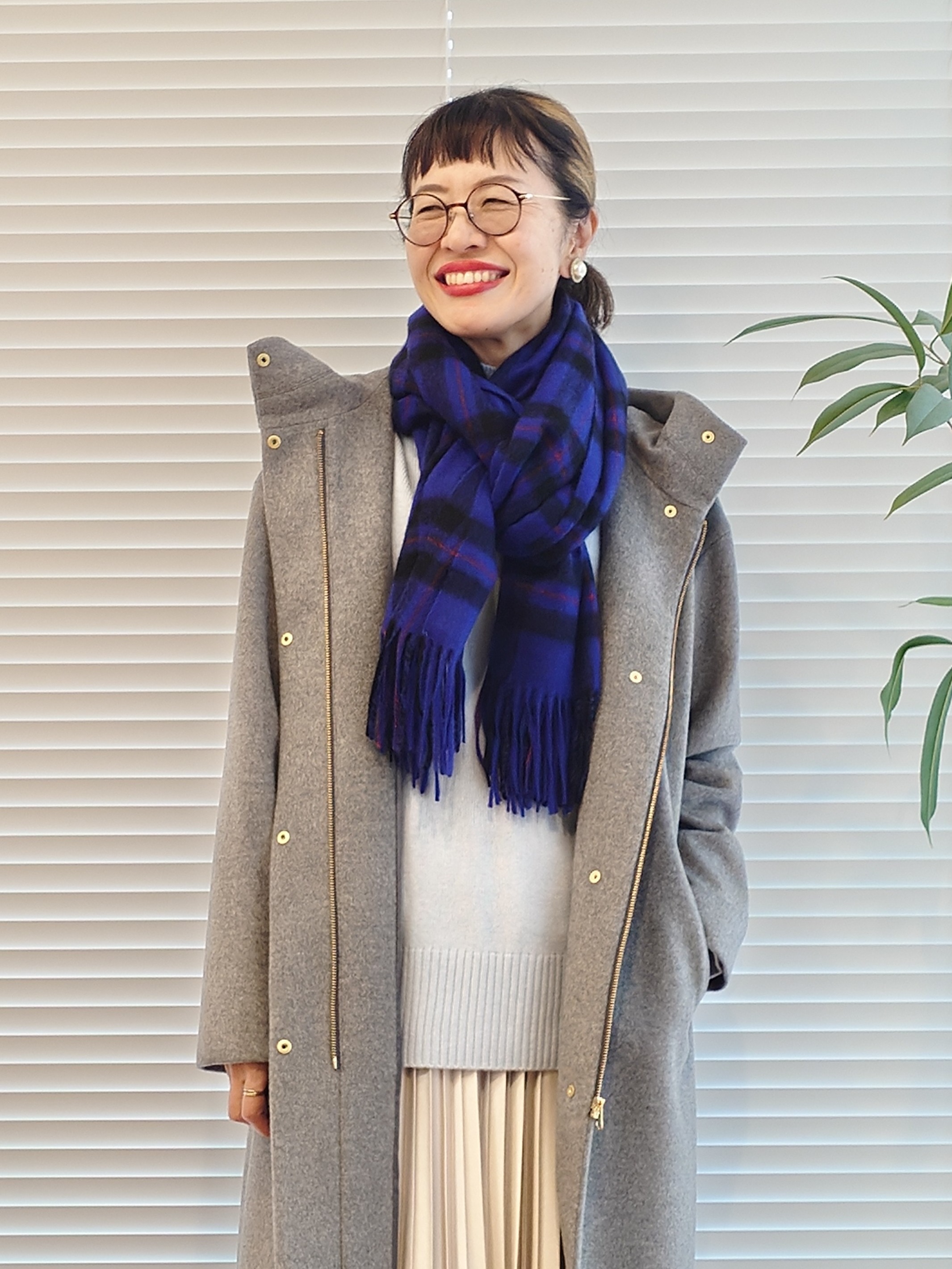MUTSUKOさんの「UNTITLED｜【アレンジ自在】ロングパール調ネックレス」を使ったコーディネート