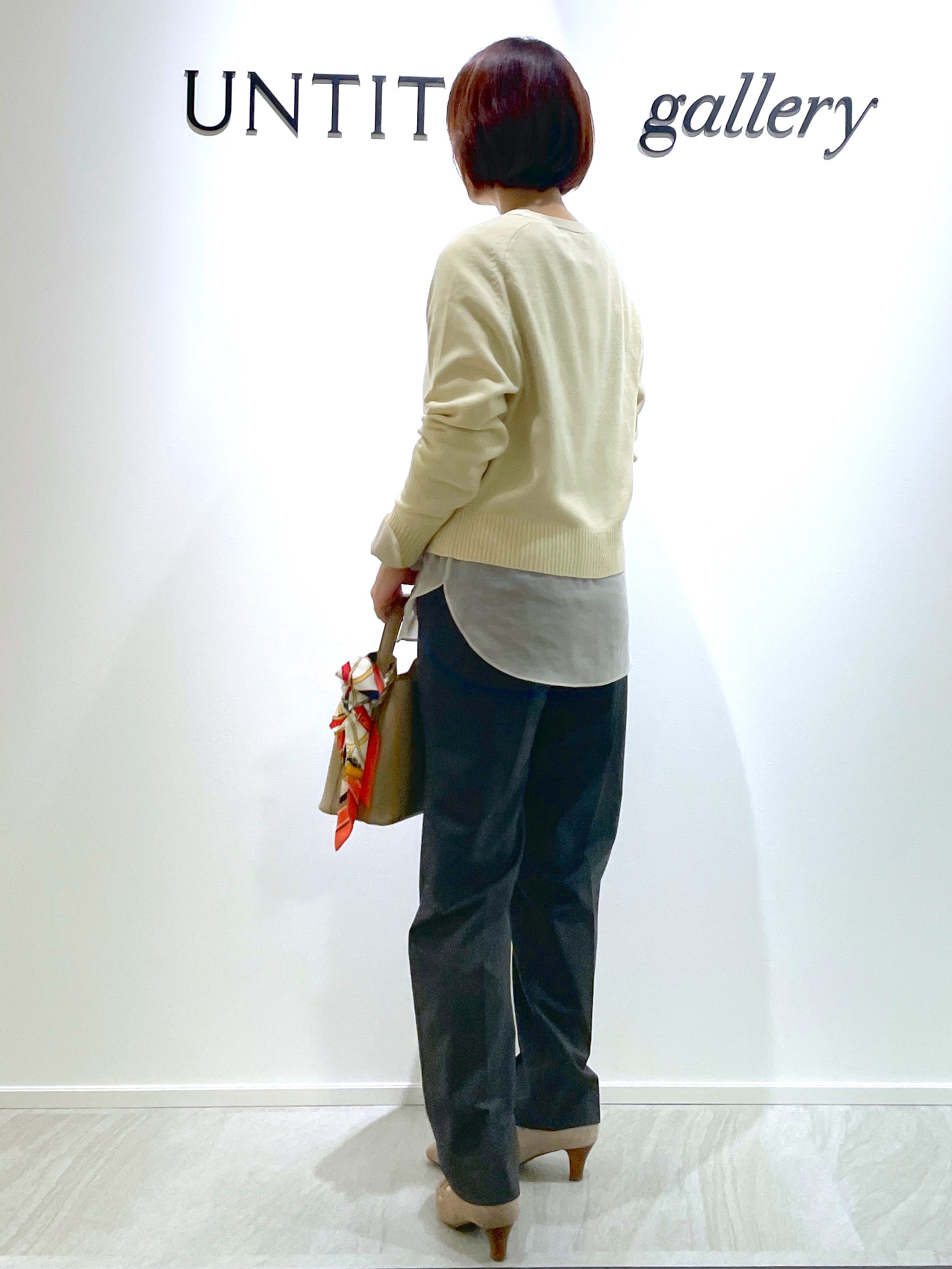 hanaさんの「UNTITLED｜【店頭人気！】杢調ジップカーディガン」を使ったコーディネート