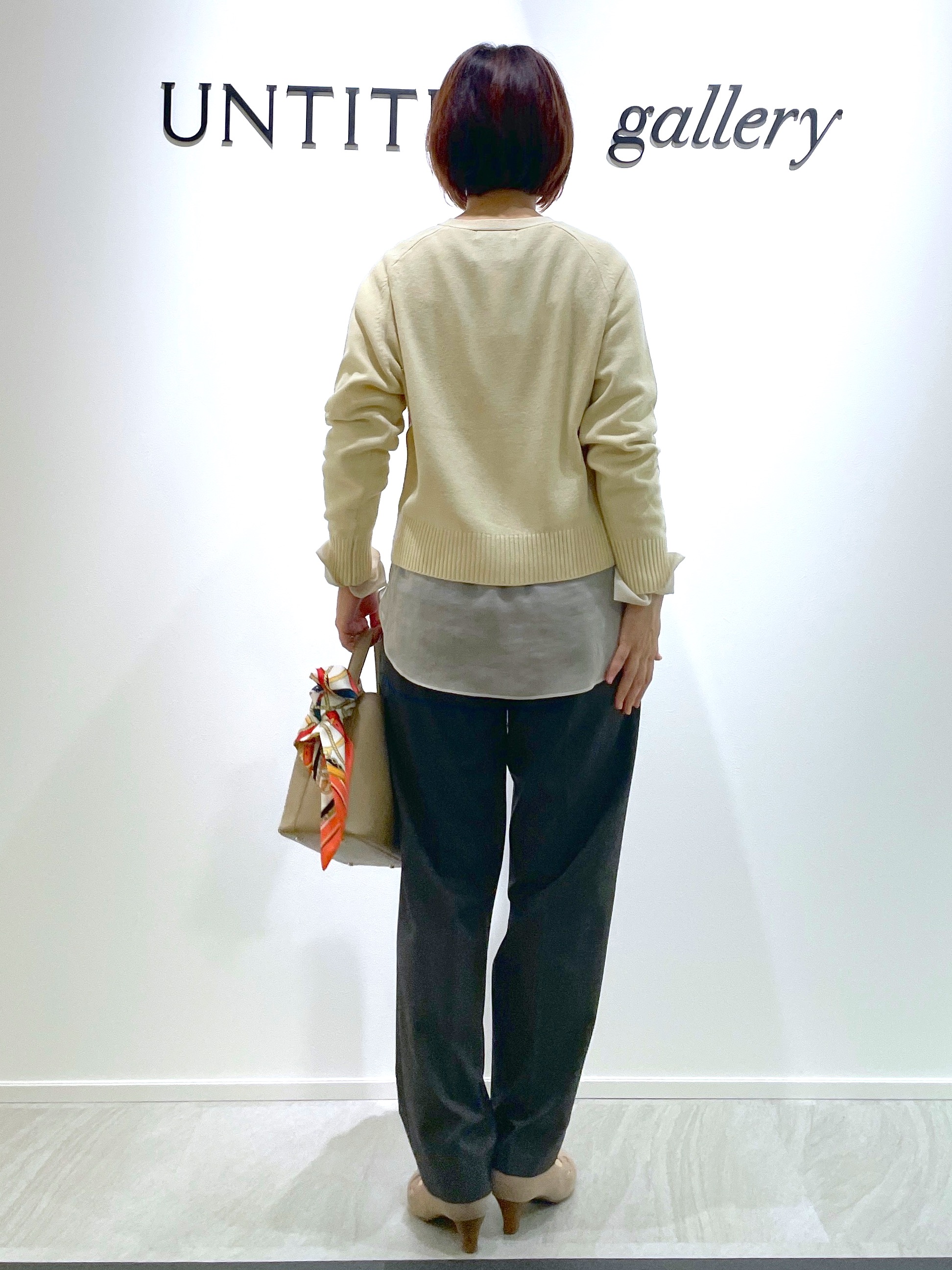 hanaさんの「UNTITLED｜【店頭人気！】杢調ジップカーディガン」を使ったコーディネート