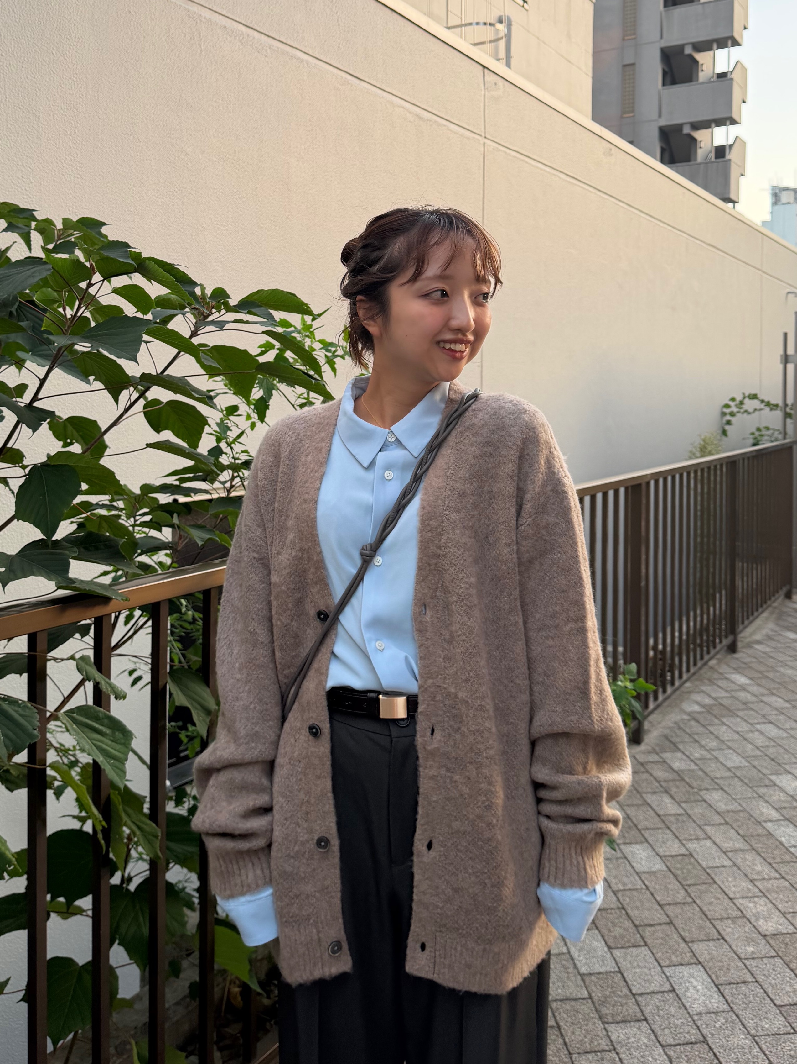 YUKAさんの「tk.TAKEO KIKUCHI｜シャギーカーディガン」を使ったコーディネート