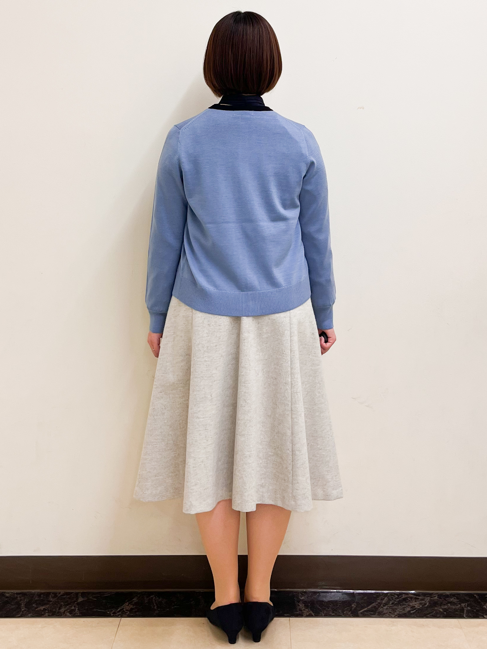 mikikoさんの「Reflect｜【手洗い／アンサンブル可】フェミニンカーディガン」を使ったコーディネート