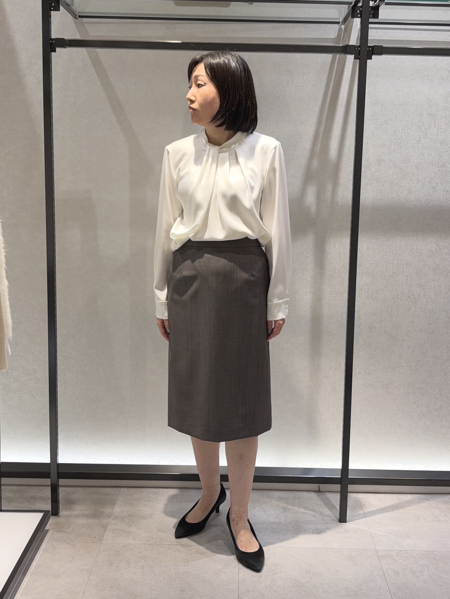 わたなべさんの「UNTITLED｜【SET UP】ウールシルクブレンドテーラードジャケット」を使ったコーディネート