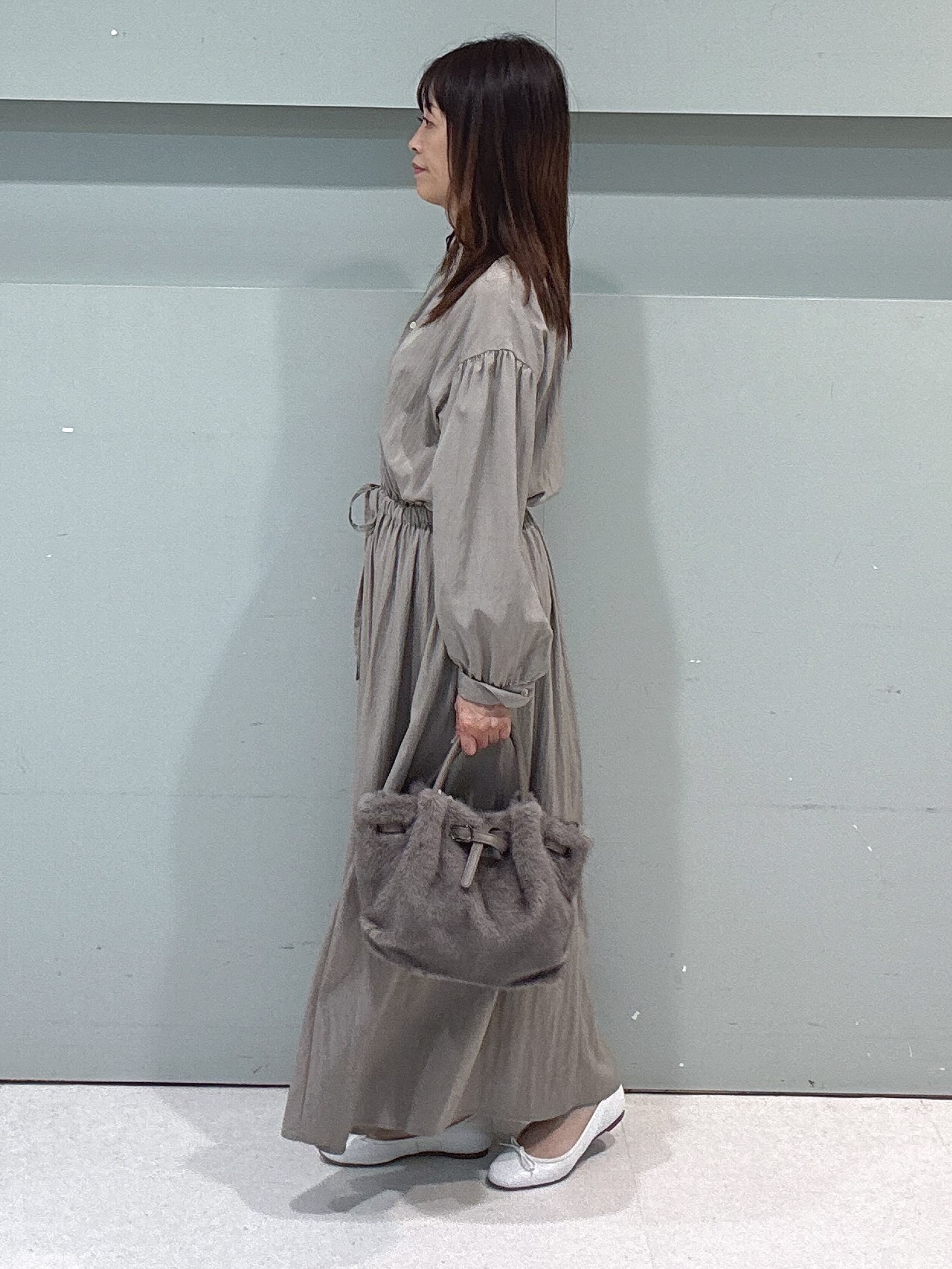 makiさんの「UNTITLED｜ドレープワンピース」を使ったコーディネート