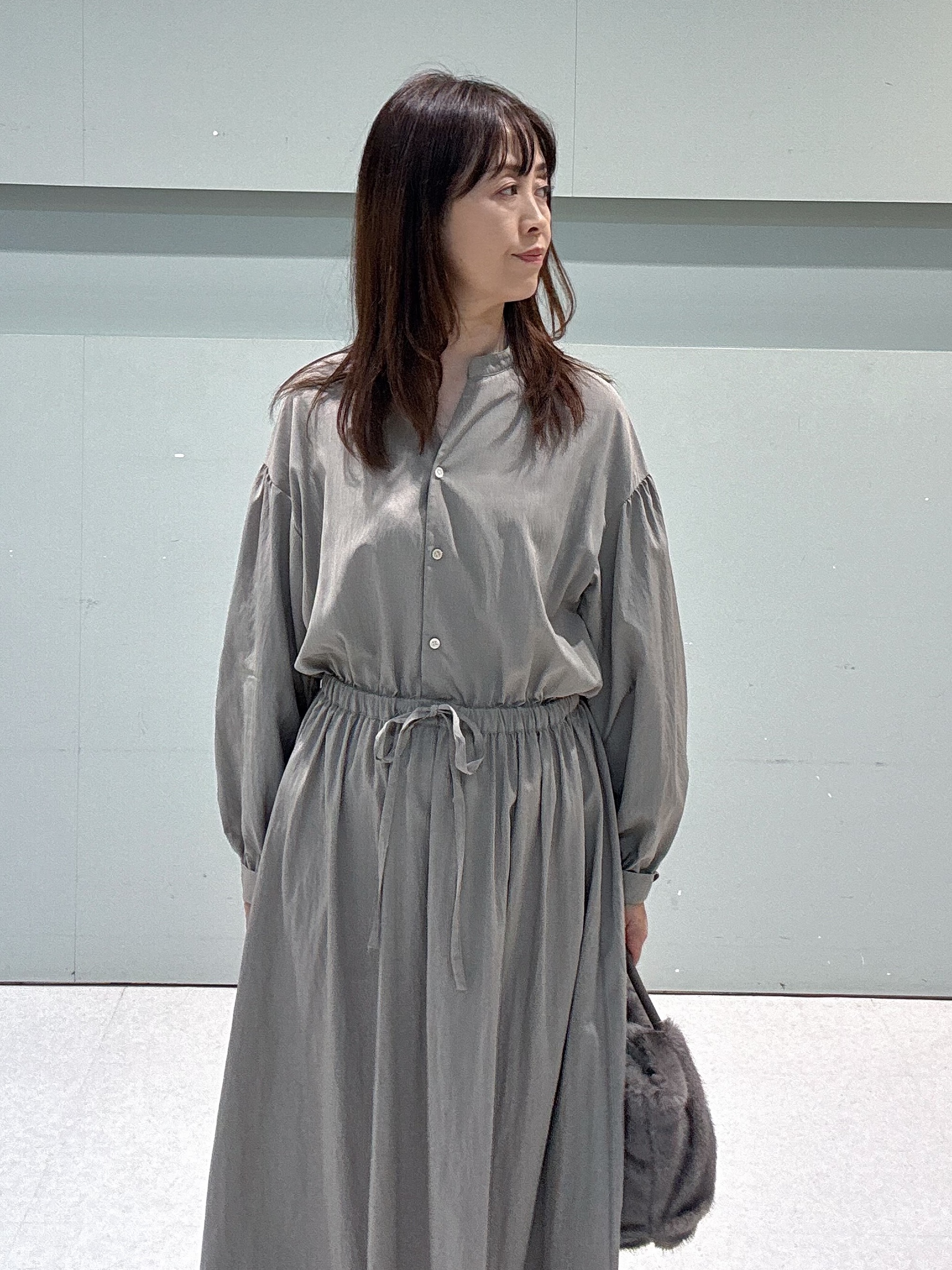 makiさんの「UNTITLED｜ドレープワンピース」を使ったコーディネート