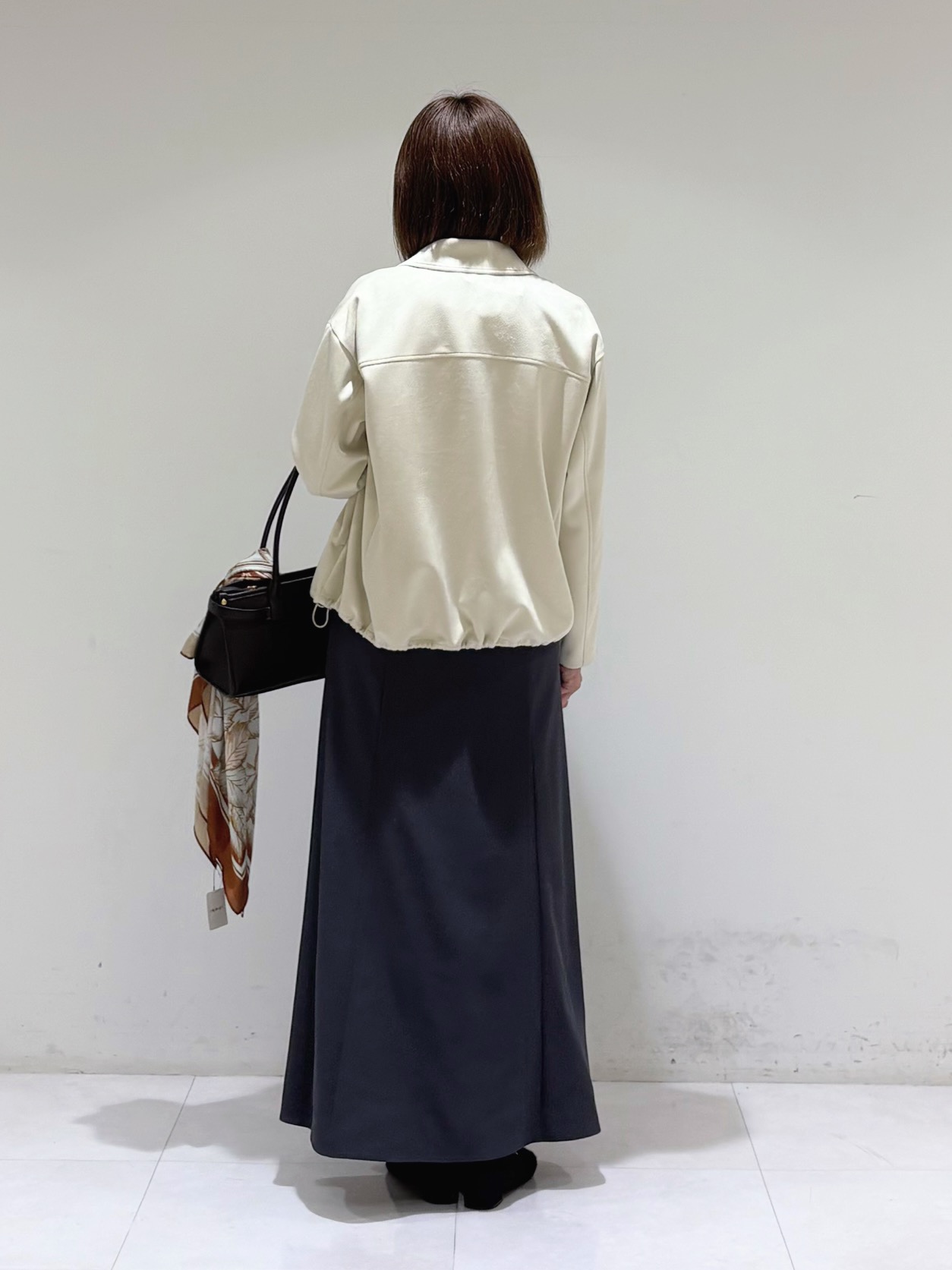 tsuyuさんの「INDIVI｜【スエード調】ステンカラーブルゾン」を使ったコーディネート