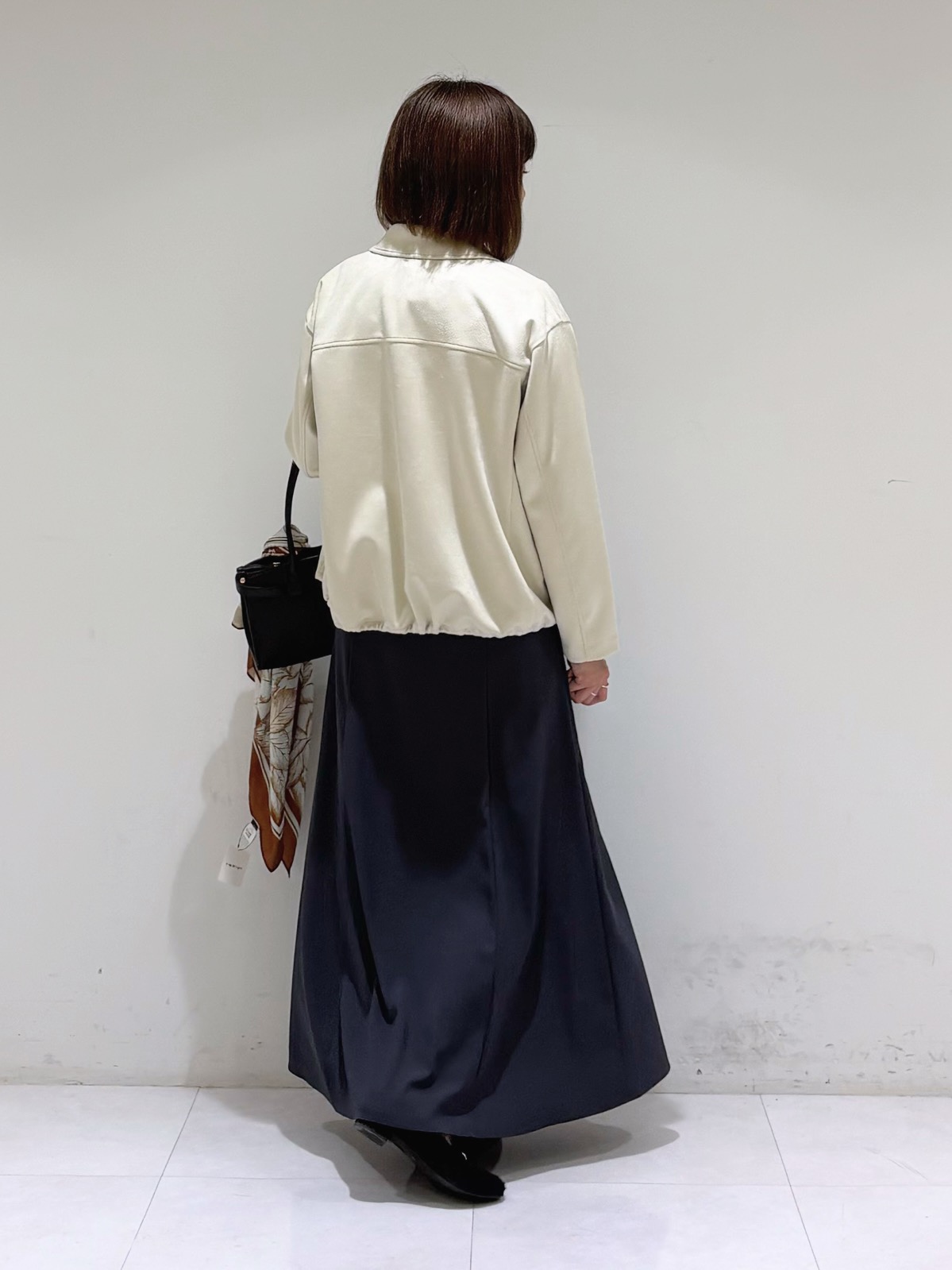 tsuyuさんの「INDIVI｜【スエード調】ステンカラーブルゾン」を使ったコーディネート