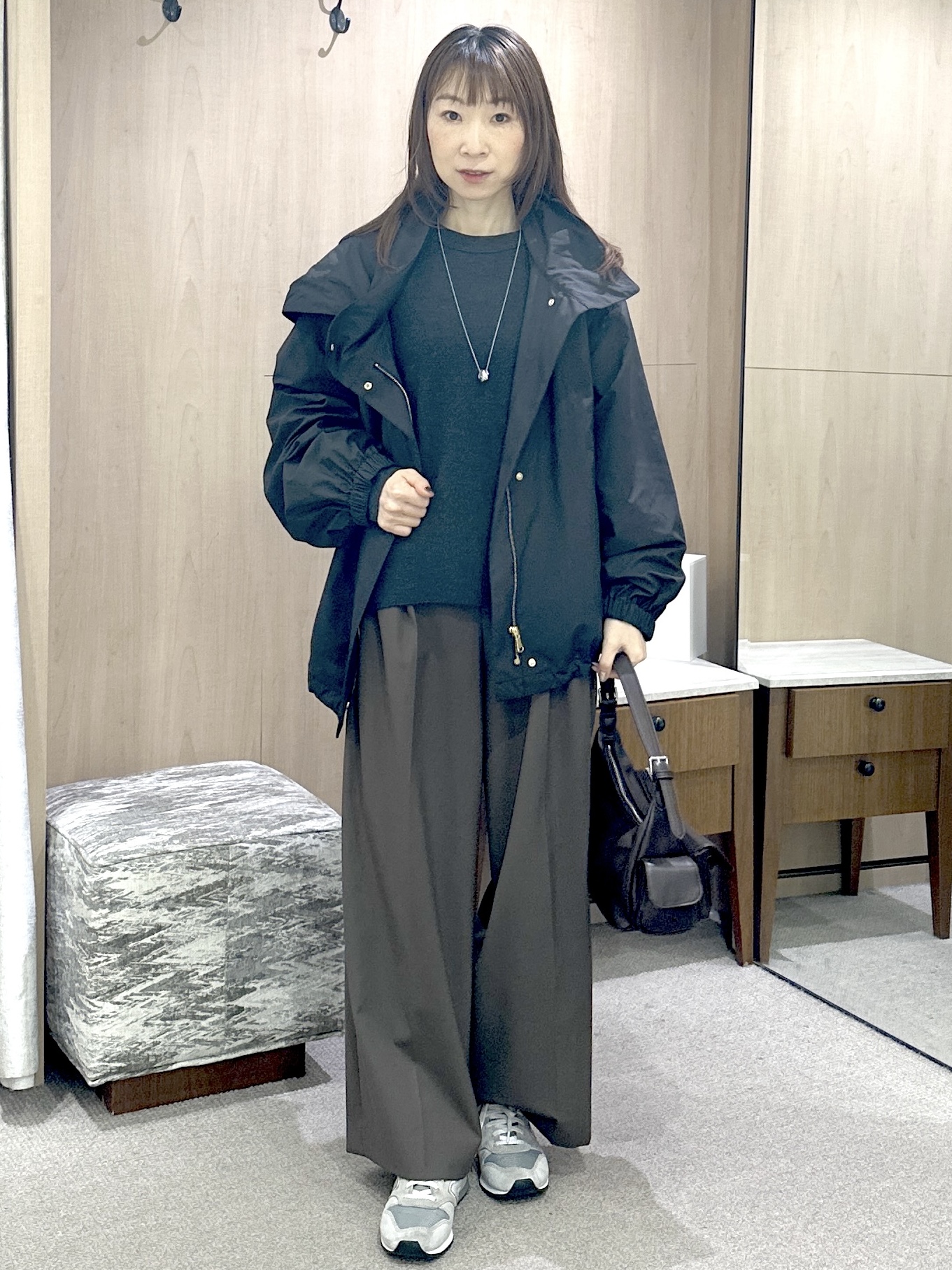 Miwaさんの「UNTITLED｜【きれいめカジュアル】スウェットライクニットプルオーバー」を使ったコーディネート
