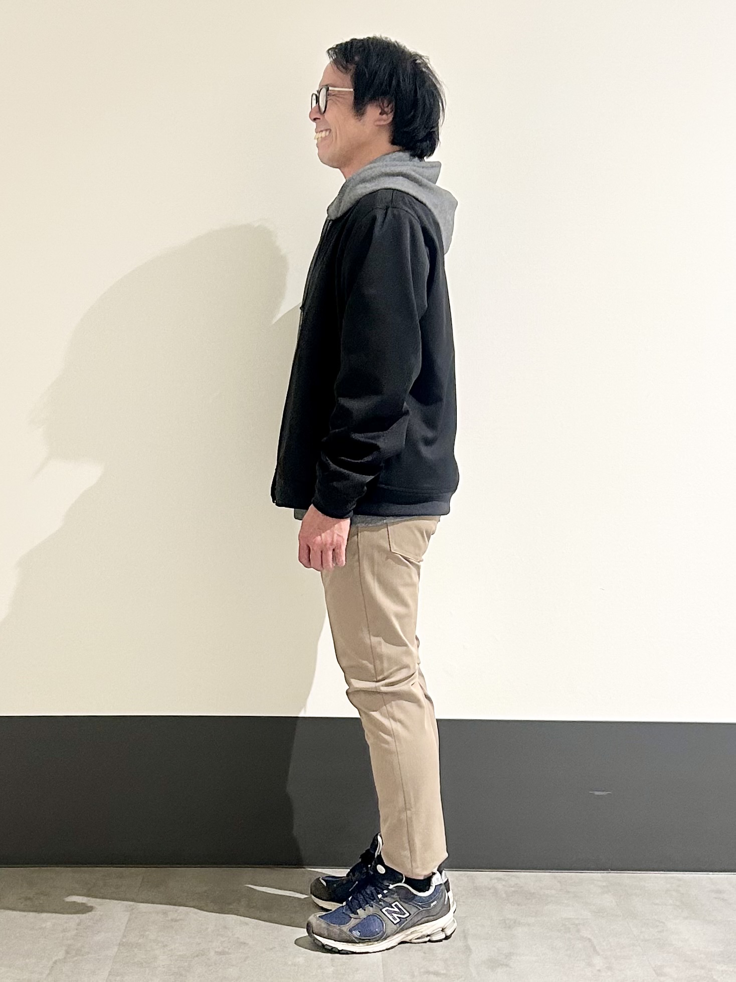 KENJI Iさんの「THE SHOP TK｜【洗濯機OK／ストレッチ】FLEX LINE リブブルゾン」を使ったコーディネート