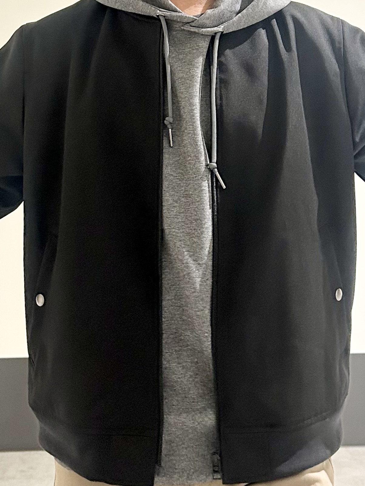 KENJI Iさんの「THE SHOP TK｜【洗濯機OK／ストレッチ】FLEX LINE リブブルゾン」を使ったコーディネート