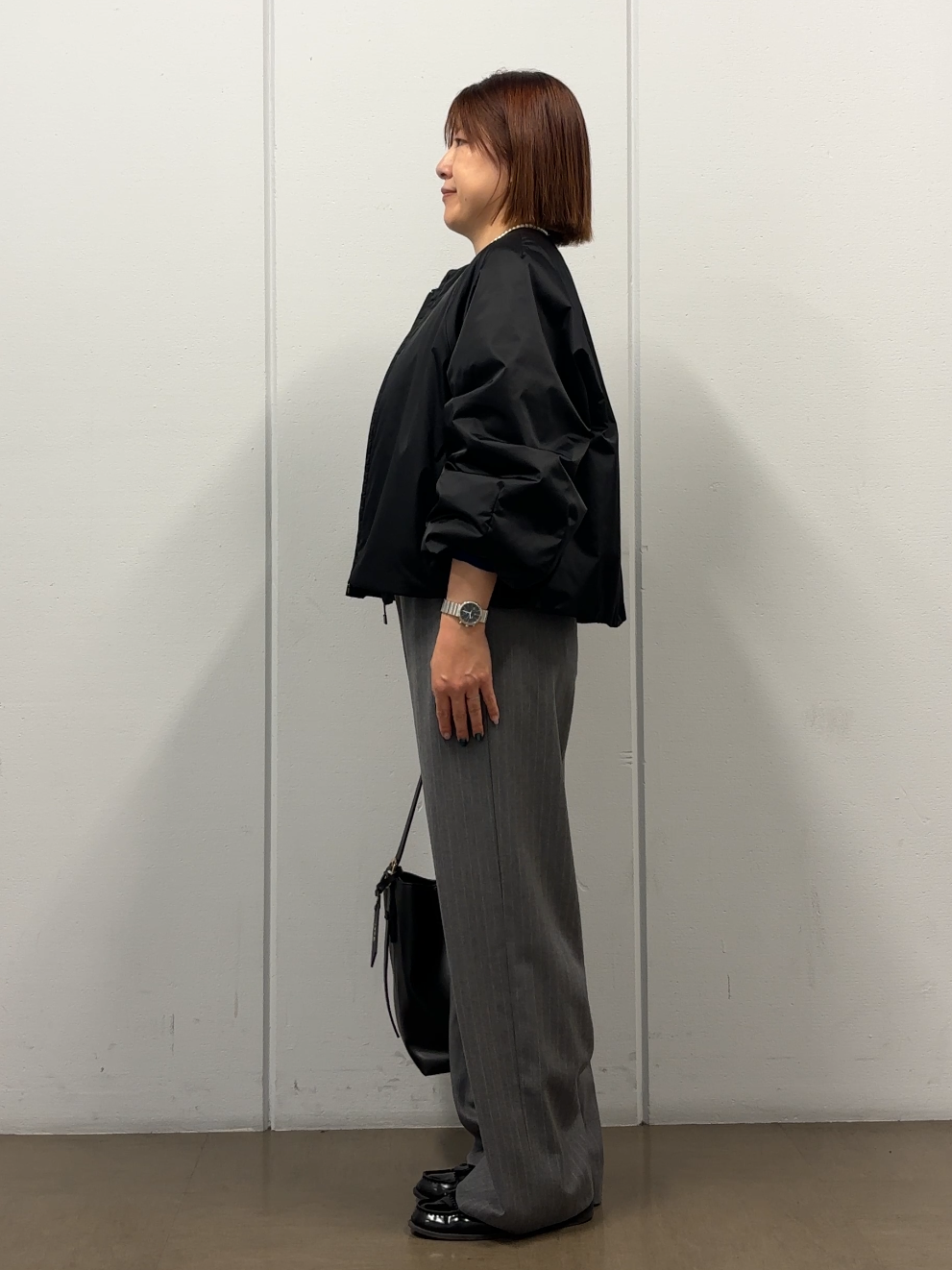 SaKiさんの「UNTITLED｜【軽アウター/中綿/秋冬コート】ショートブルゾン」を使ったコーディネート