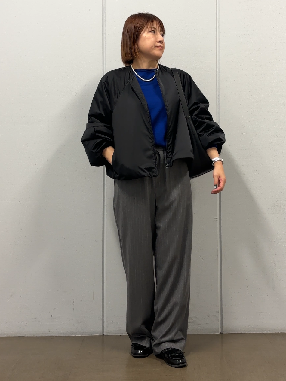 SaKiさんの「UNTITLED｜【軽アウター/中綿/秋冬コート】ショートブルゾン」を使ったコーディネート