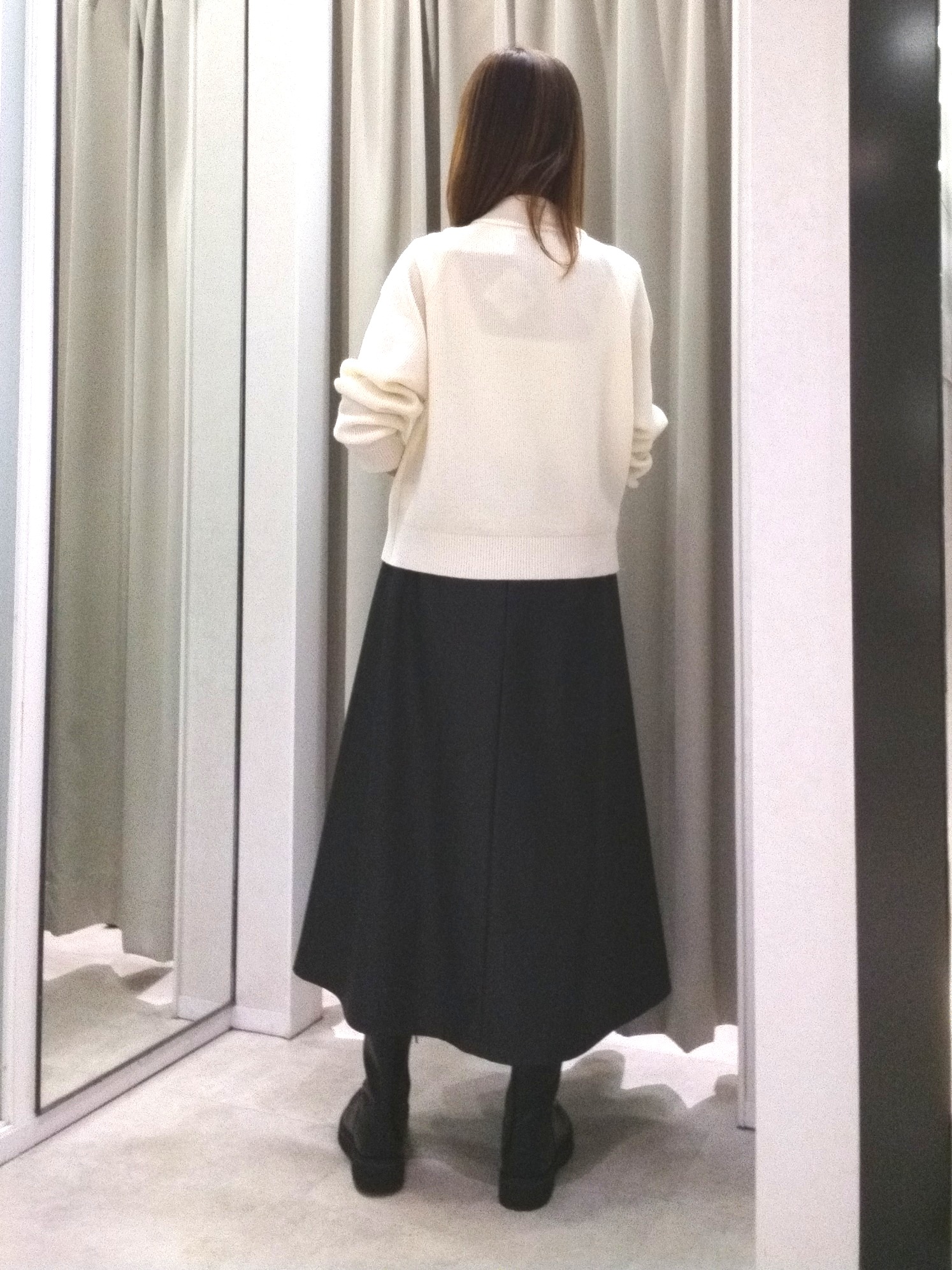 もりさんの「UNTITLED｜【秋羽織り/ニット】ウールジップカーディガン」を使ったコーディネート