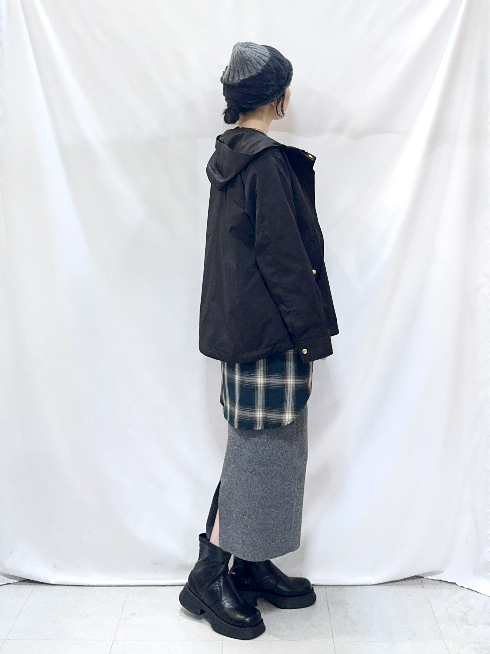 𝐇𝐢𝐫𝐨𝐦𝐢さんの「SHOO･LA･RUE｜【洗濯機可/撥水/マルチWAY】ファーライナー付き 毎日欲張りマンパ」を使ったコーディネート