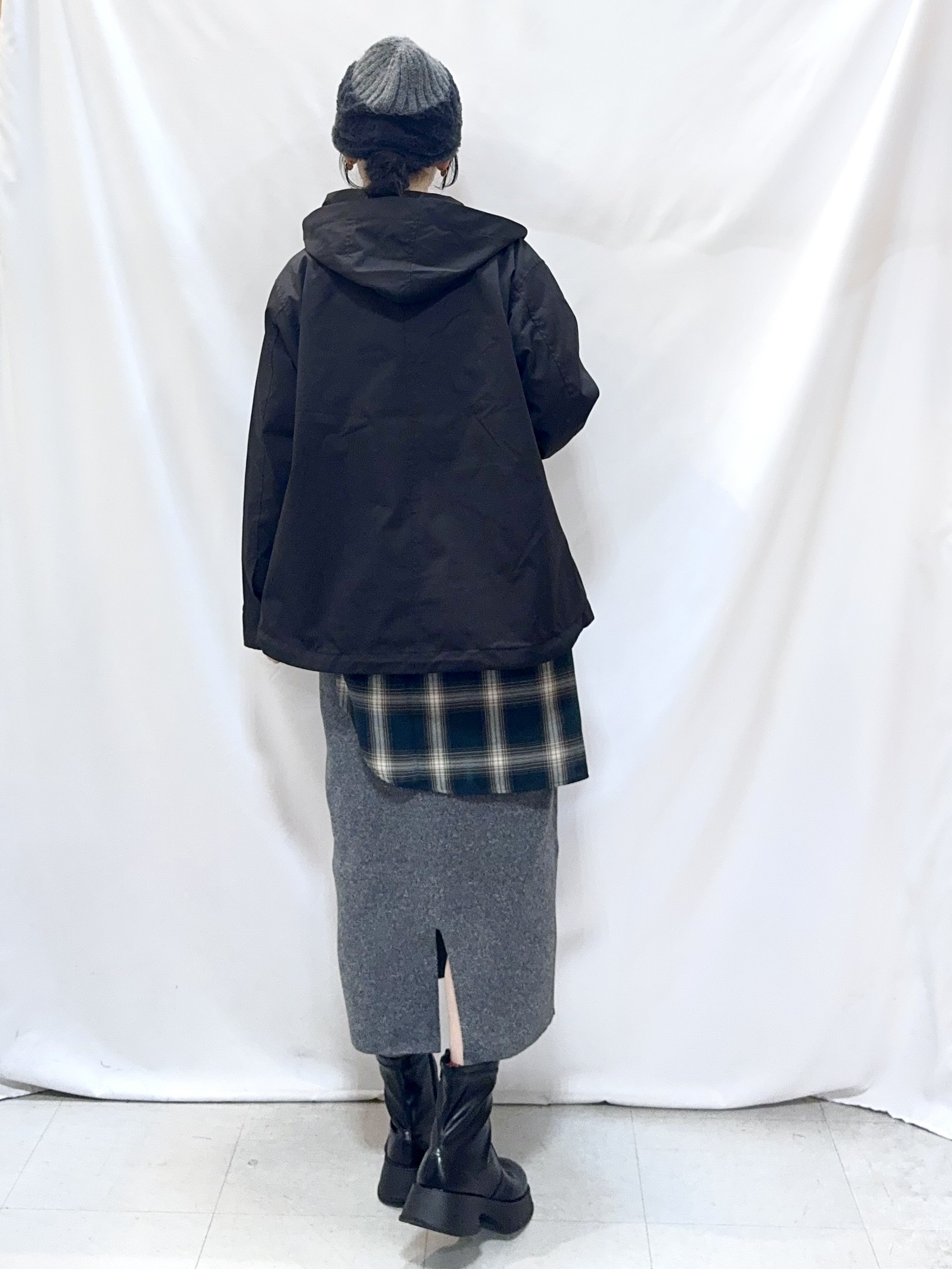 𝐇𝐢𝐫𝐨𝐦𝐢さんの「SHOO･LA･RUE｜【洗濯機可/撥水/マルチWAY】ファーライナー付き 毎日欲張りマンパ」を使ったコーディネート
