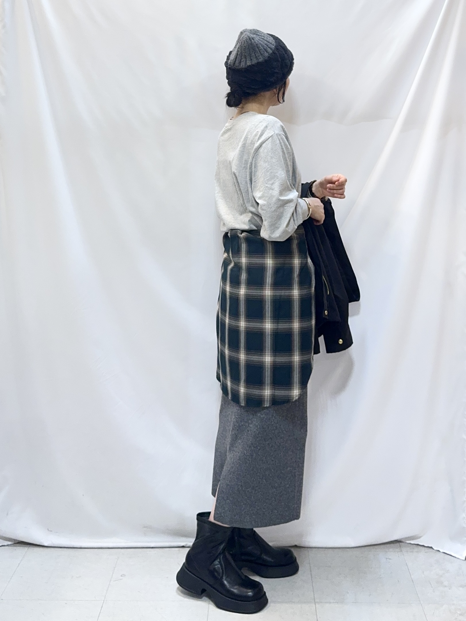 𝐇𝐢𝐫𝐨𝐦𝐢さんの「SHOO･LA･RUE｜【洗濯機可/撥水/マルチWAY】ファーライナー付き 毎日欲張りマンパ」を使ったコーディネート