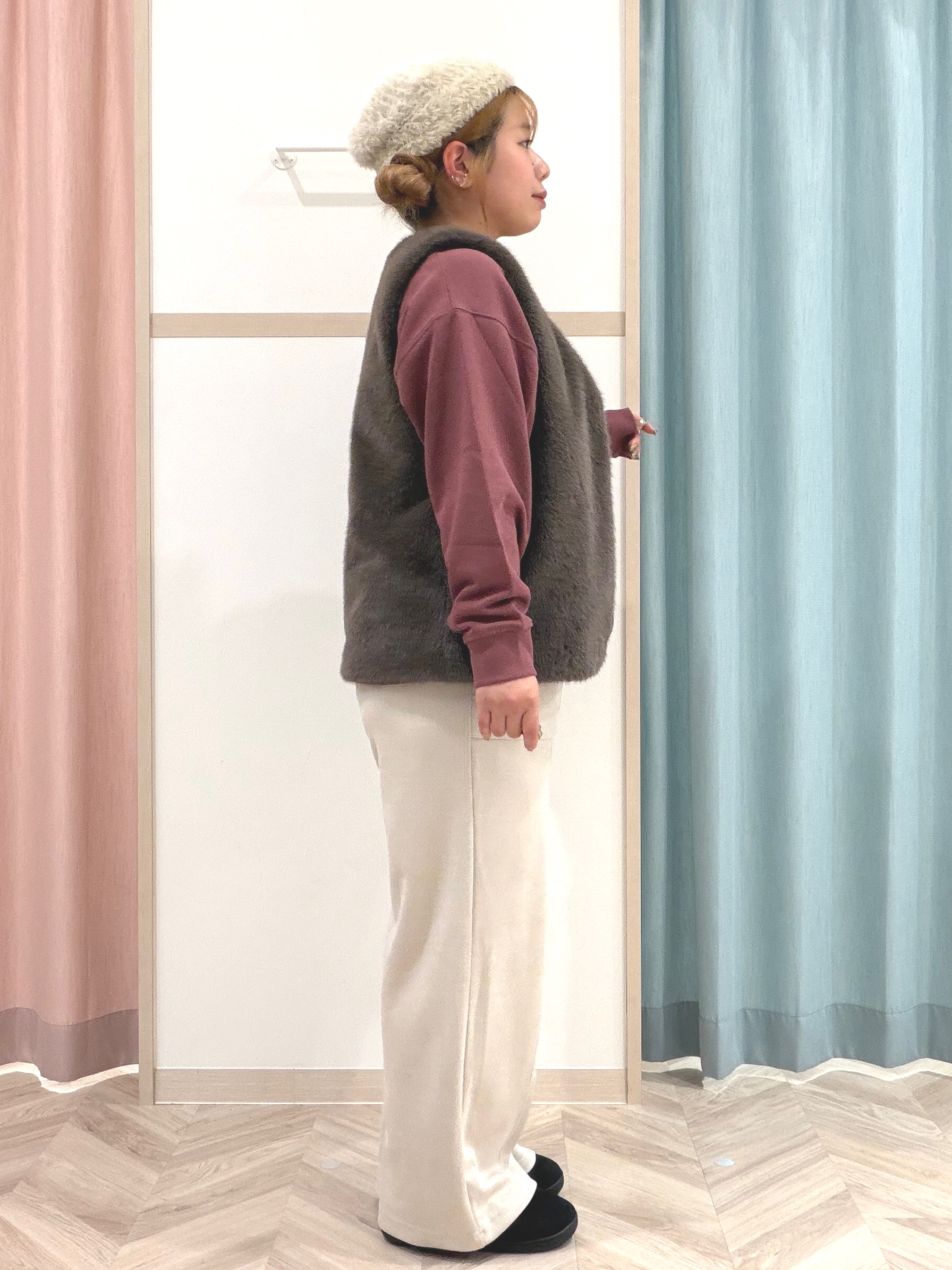 まちゃんなちゃんさんの「SHOO･LA･RUE｜【体型カバー/洗濯機可】ゆるシルエットスウェット」を使ったコーディネート