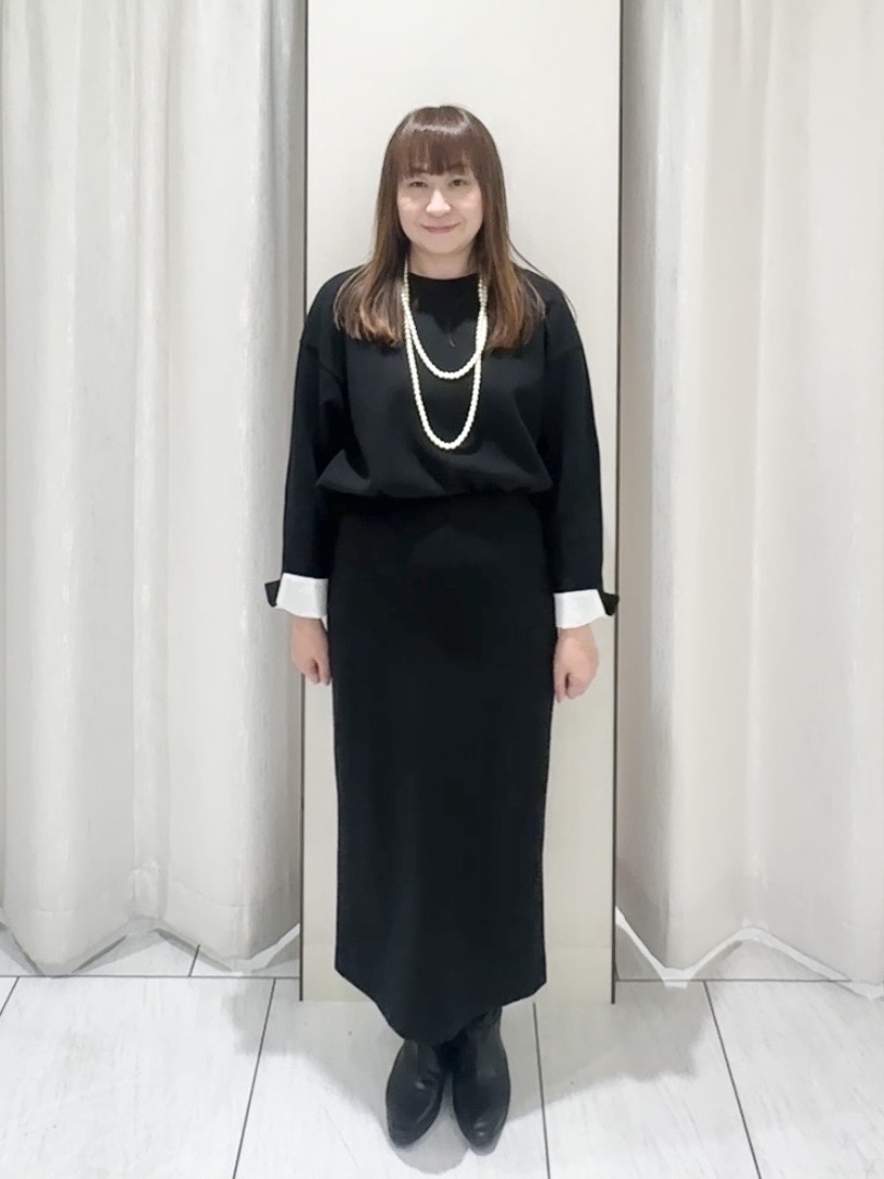 ʏᴜᴋɪᴋᴏさんの「UNTITLED｜【セットアップ可/スウェットライク】袖口シャツドッキングプルオーバー」を使ったコーディネート