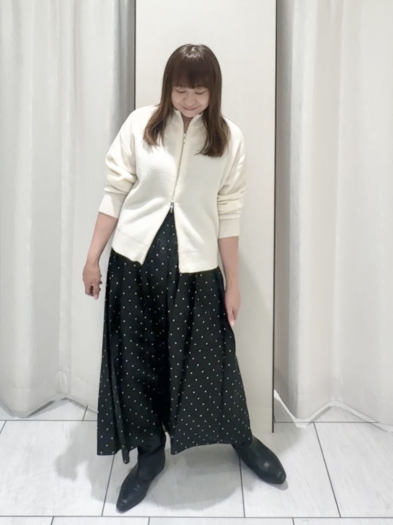 ʏᴜᴋɪᴋᴏさんの「UNTITLED｜【秋羽織り/ニット】ウールジップカーディガン」を使ったコーディネート