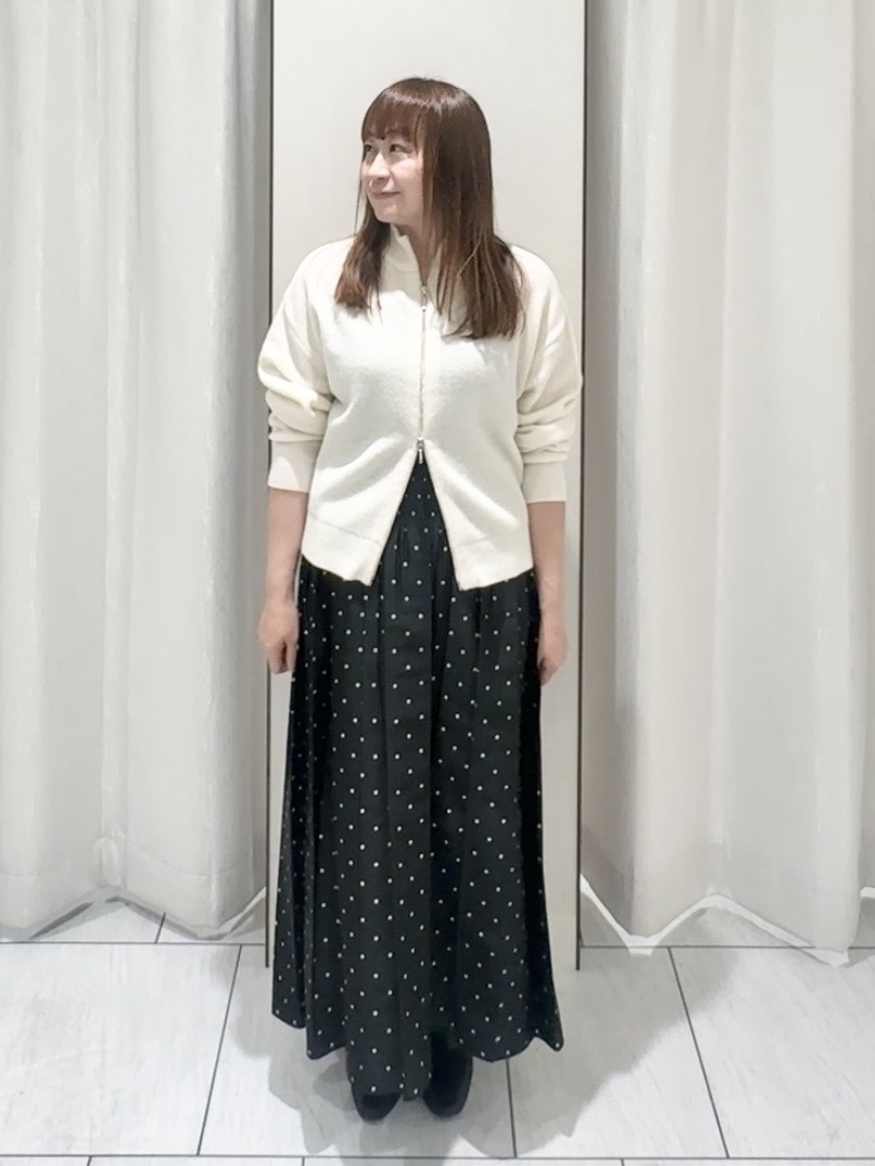 ʏᴜᴋɪᴋᴏさんの「UNTITLED｜【秋羽織り/ニット】ウールジップカーディガン」を使ったコーディネート
