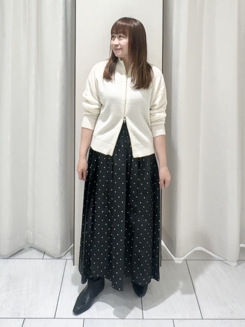 ʏᴜᴋɪᴋᴏさんの「UNTITLED｜【秋羽織り/ニット】ウールジップカーディガン」を使ったコーディネート