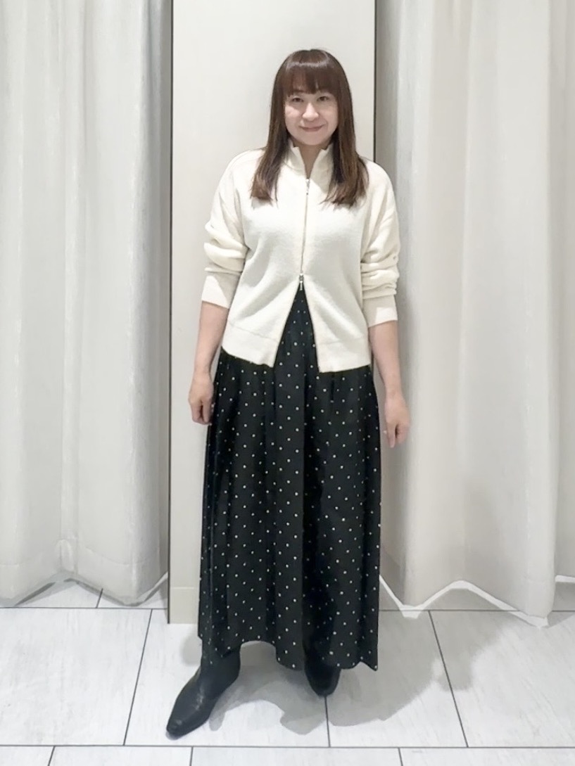 ʏᴜᴋɪᴋᴏさんの「UNTITLED｜【秋羽織り/ニット】ウールジップカーディガン」を使ったコーディネート