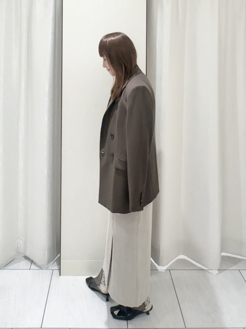 ʏᴜᴋɪᴋᴏさんの「UNTITLED｜【セットアップ可/通勤にも】ウールダブルジャケット」を使ったコーディネート