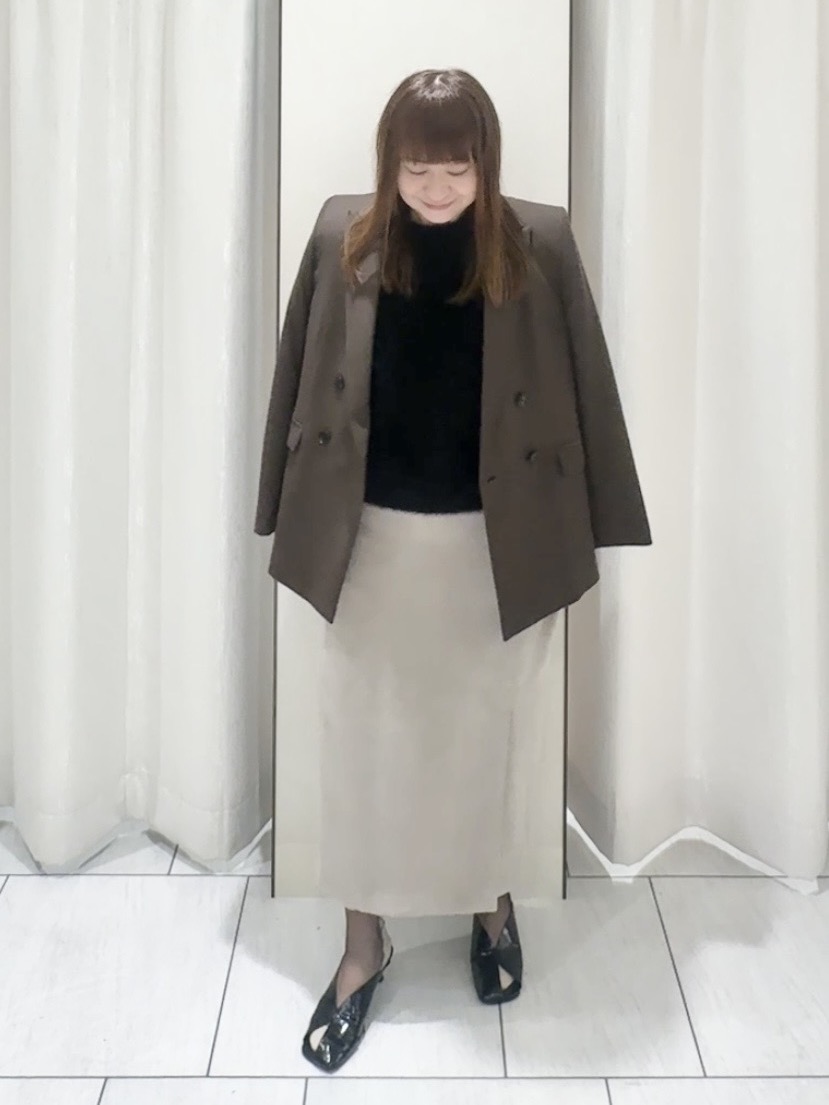 ʏᴜᴋɪᴋᴏさんの「UNTITLED｜【セットアップ可/通勤にも】ウールダブルジャケット」を使ったコーディネート