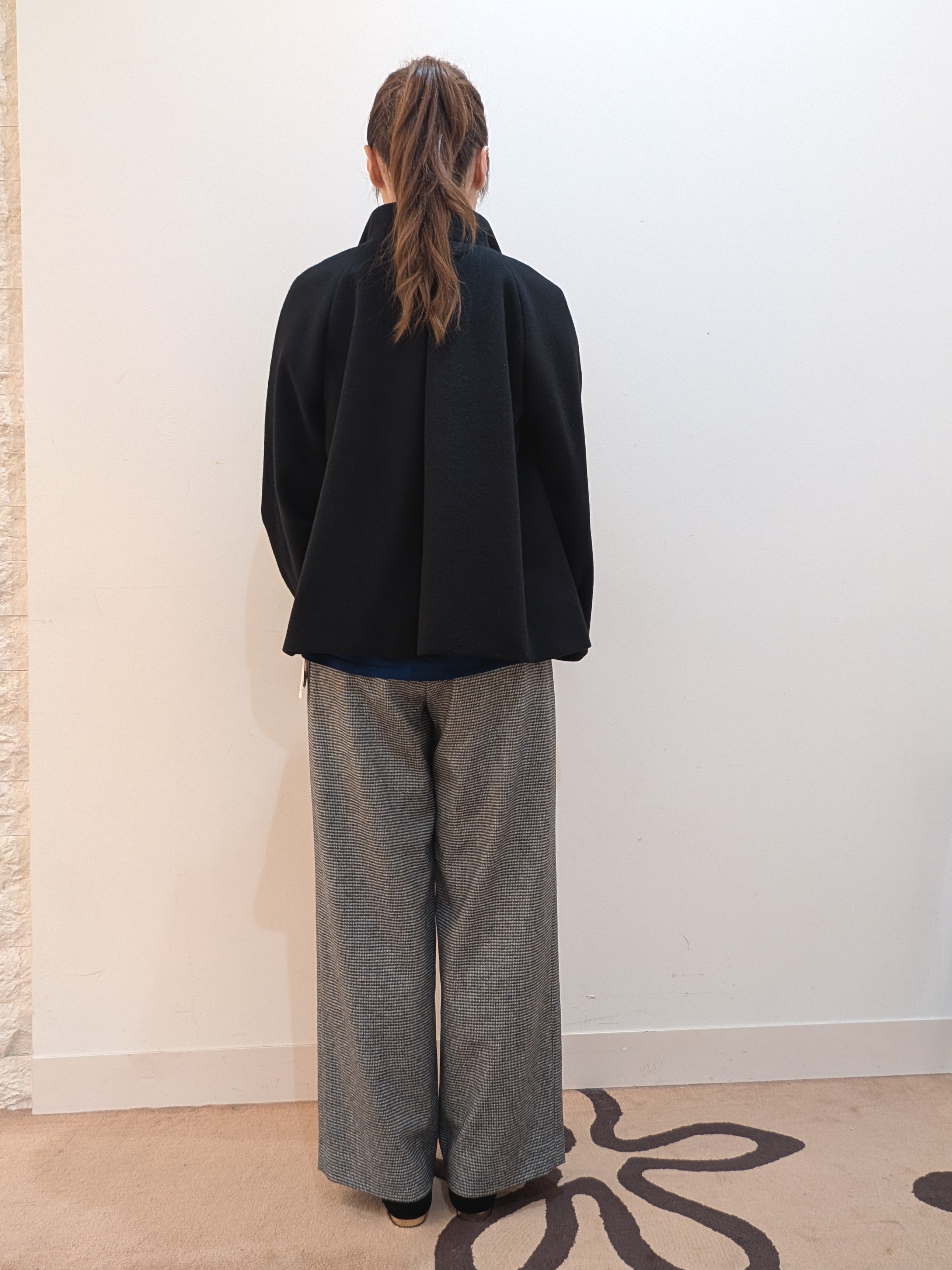 YUKAさんの「UNTITLED｜【軽アウター/ウール100】ウールショートコート」を使ったコーディネート