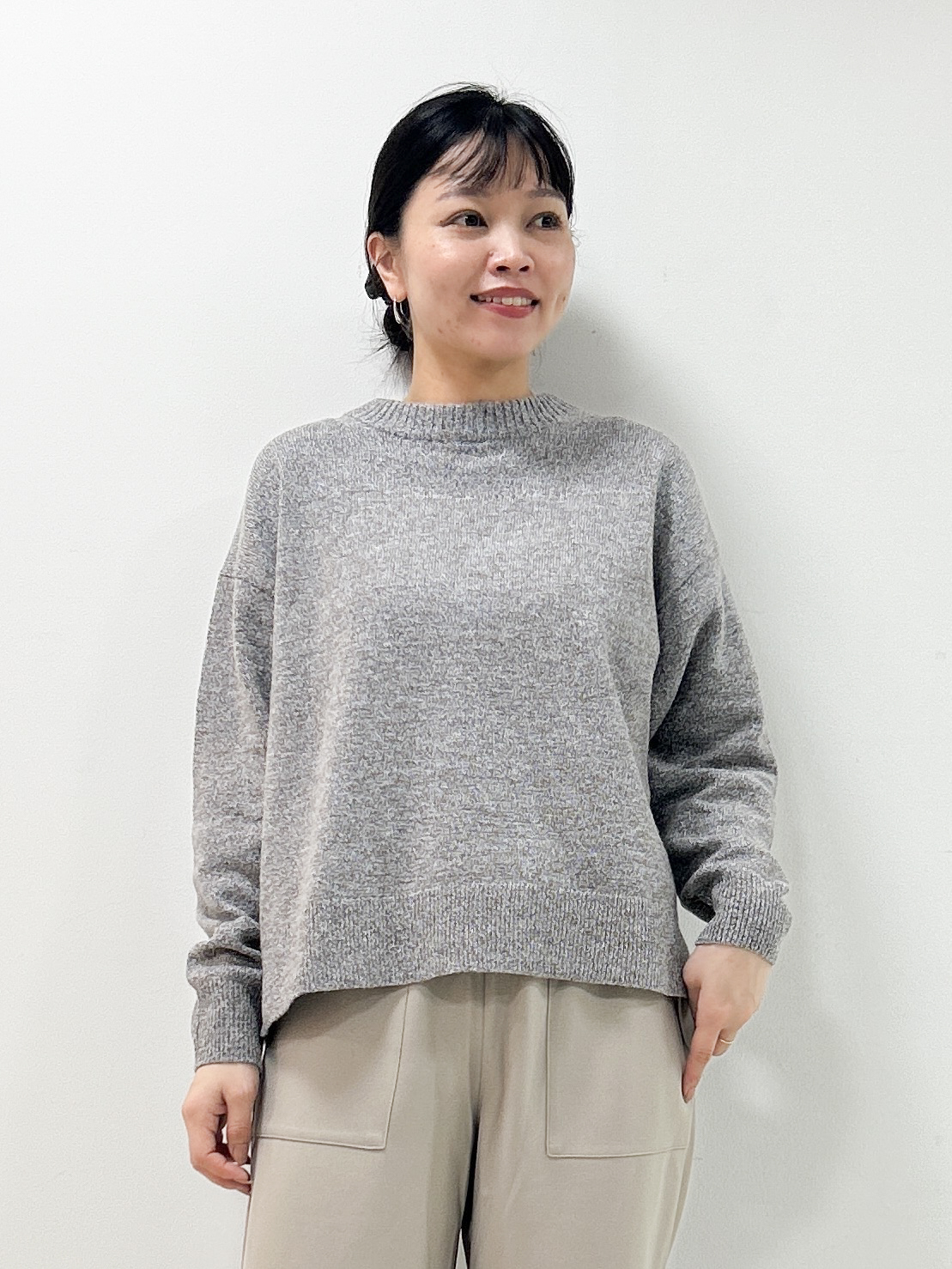 Kaiさんの「Dessin｜【店頭人気/洗える/秋羽織り】ノーカラースエードライクブルゾン」を使ったコーディネート