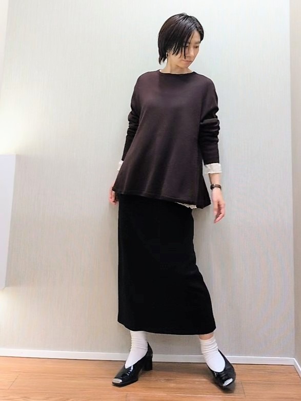 ミズタさんの「UNTITLED｜【軽アウター/中綿/秋冬コート】ショートブルゾン」を使ったコーディネート