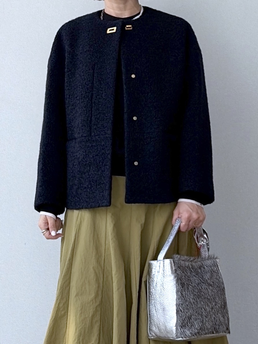 yoshikadoさんの「DRESSTERIOR｜【STORY11月号掲載/マシンウォッシャブル】コットンカシミヤニット」を使ったコーディネート