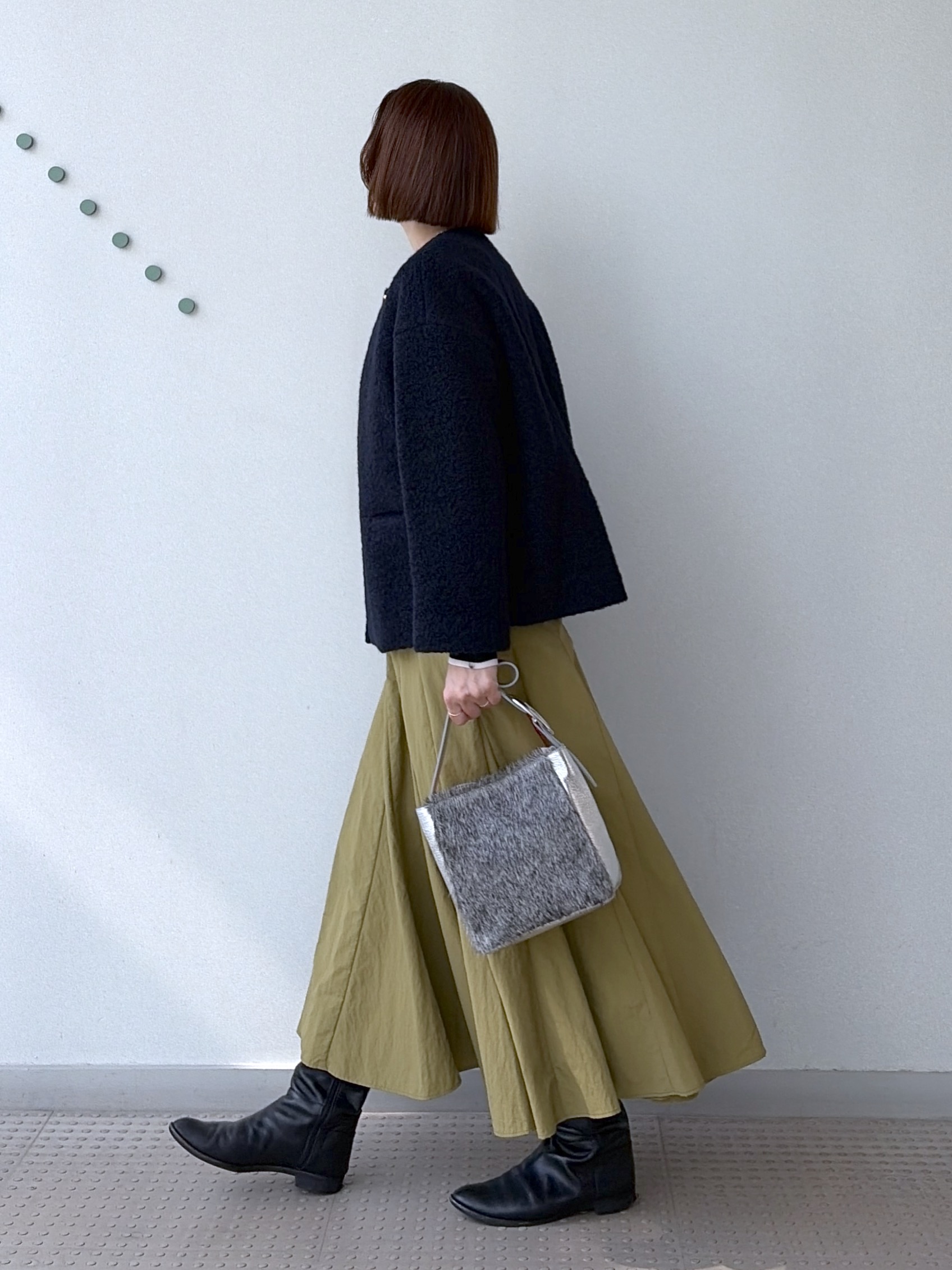 yoshikadoさんの「DRESSTERIOR｜【STORY11月号掲載/マシンウォッシャブル】コットンカシミヤニット」を使ったコーディネート