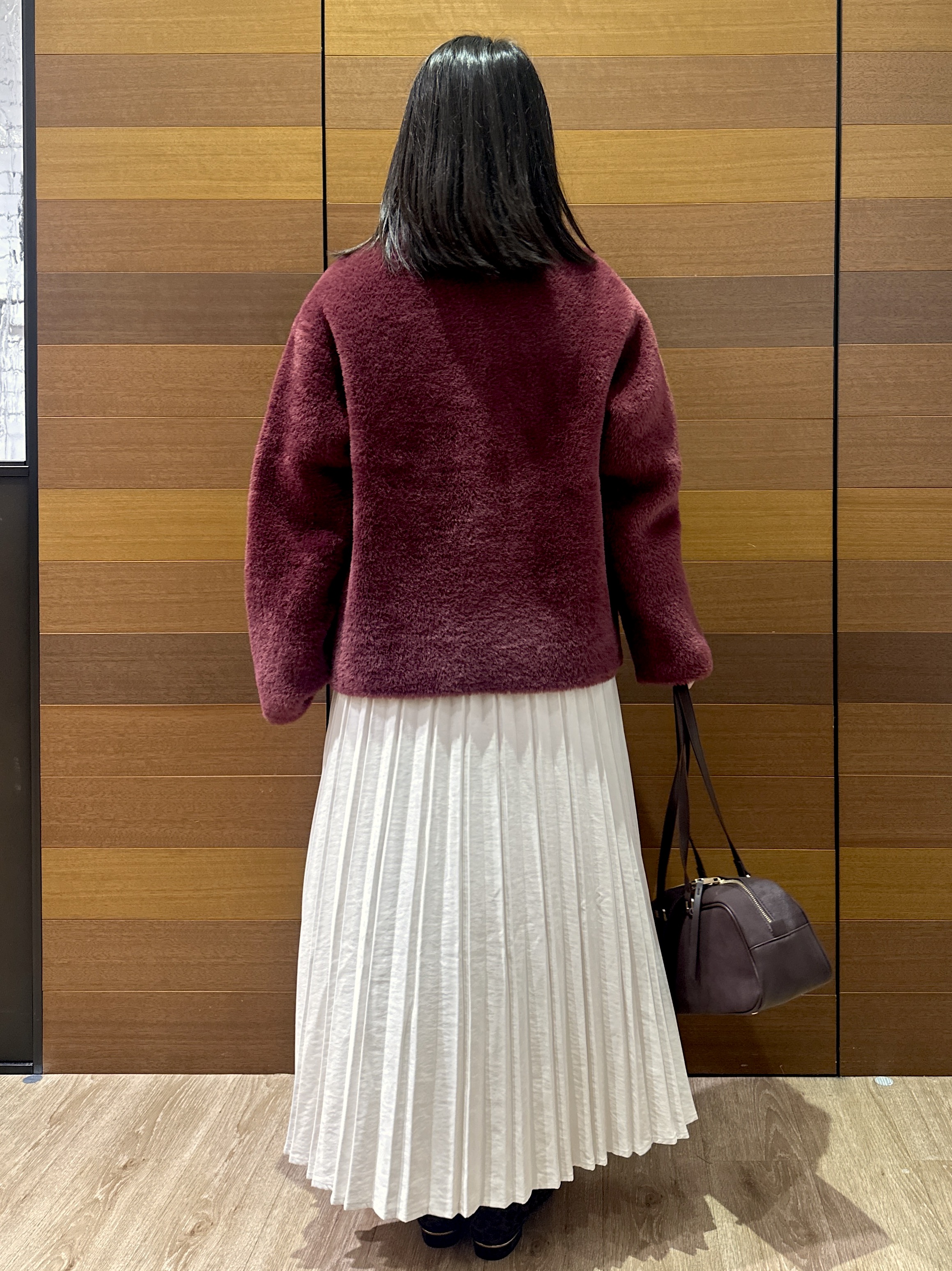 Minさんの「OPAQUE.CLIP｜ダブルフェイスニットカーディガン」を使ったコーディネート