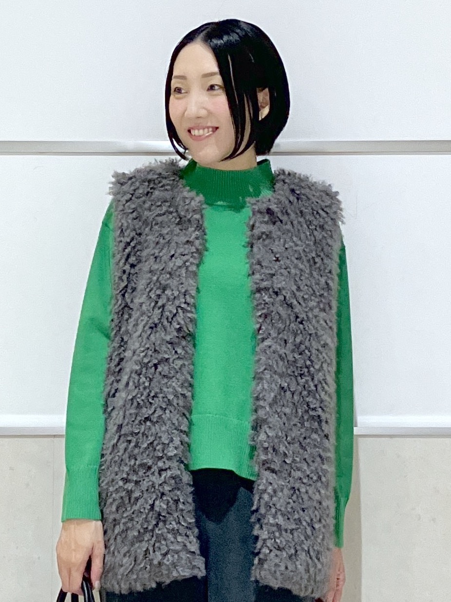 eriko さんの「Dessin｜【店頭人気/洗える/ウエストゴム】ストレッチコーデュロイ セミワイドイージーパンツ」を使ったコーディネート