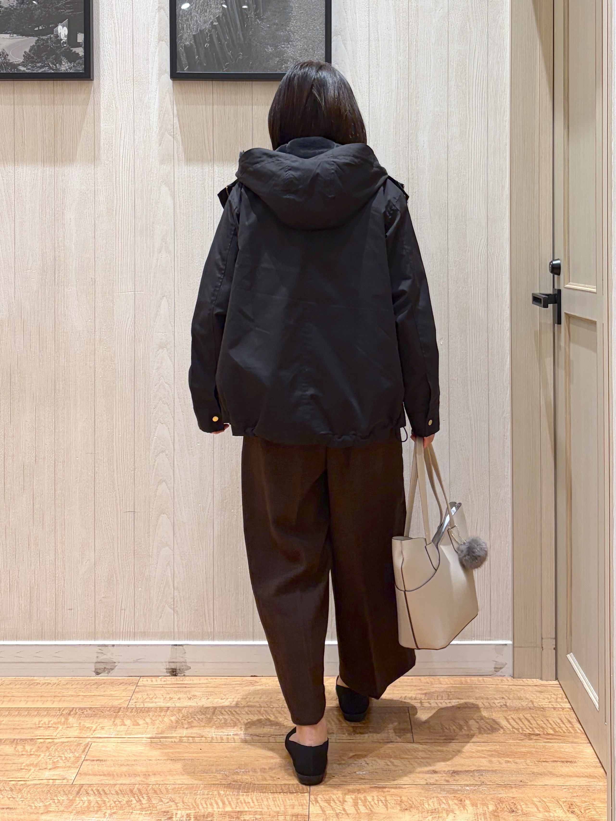 shirayuuuさんの「SHOO･LA･RUE｜【洗濯機可/撥水/マルチWAY】ファーライナー付き 毎日欲張りマンパ」を使ったコーディネート