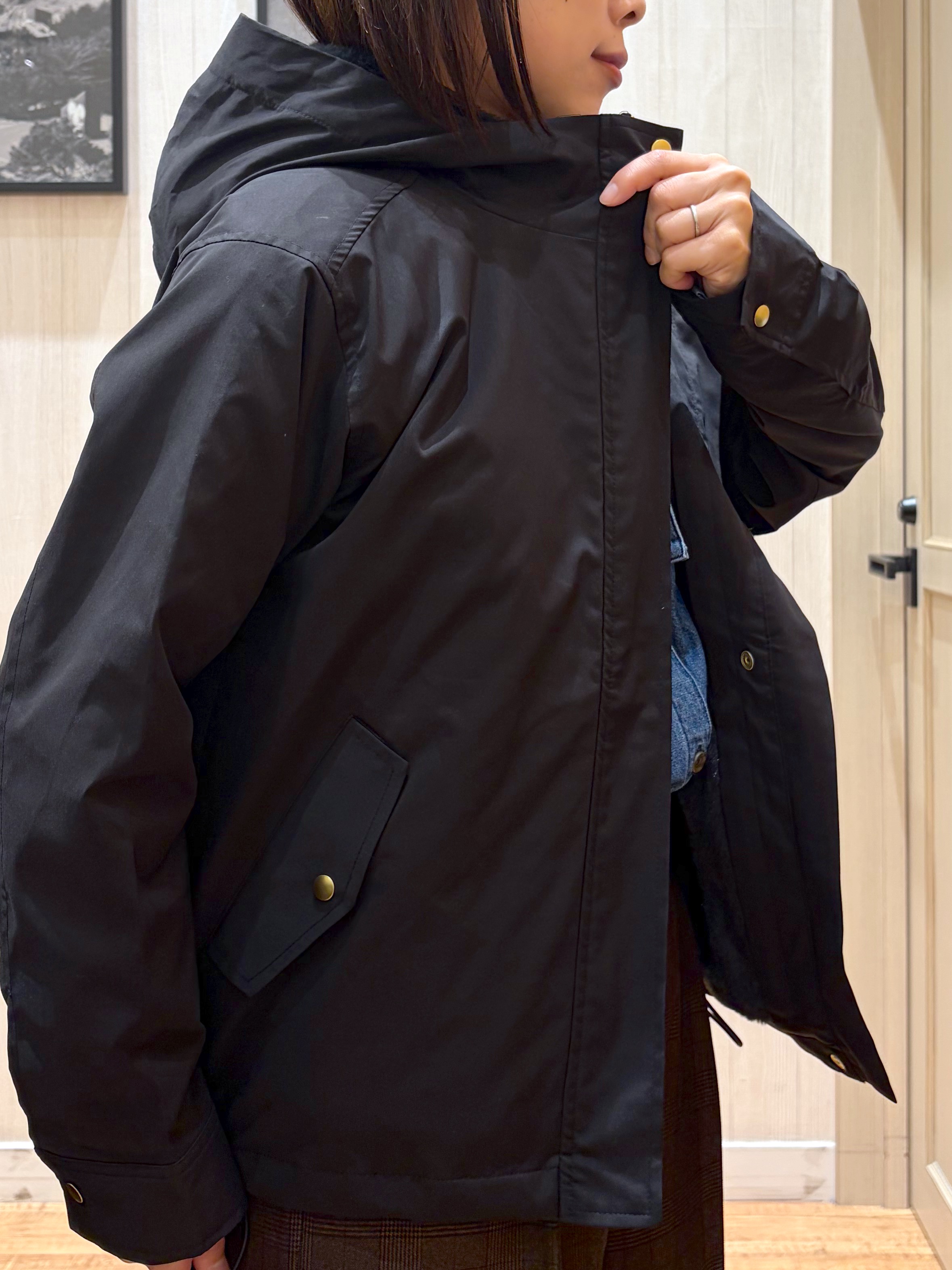 shirayuuuさんの「SHOO･LA･RUE｜【洗濯機可/撥水/マルチWAY】ファーライナー付き 毎日欲張りマンパ」を使ったコーディネート